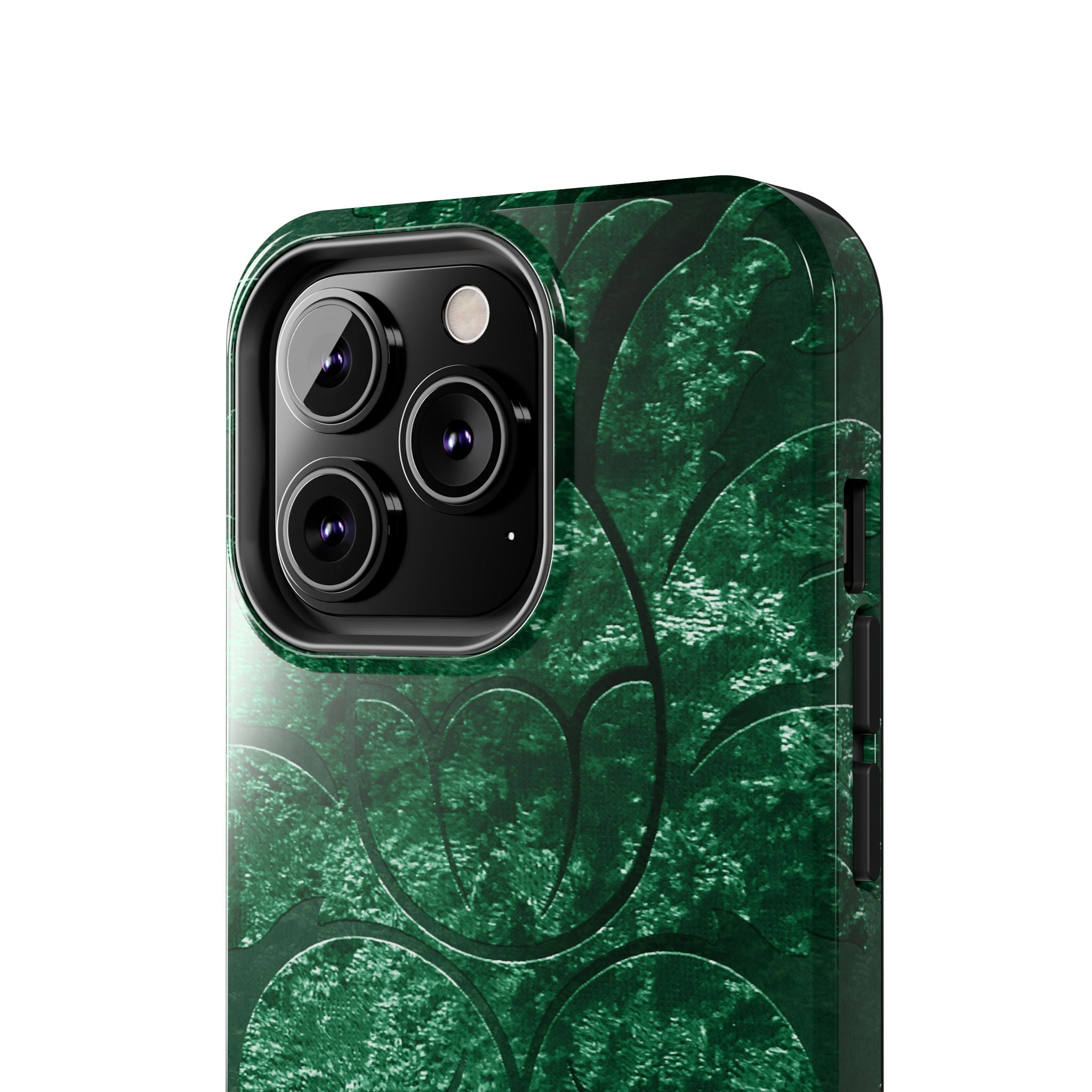 embossed-emerald-velvet-tough-iphone-case-protective-iphone-cover-heavy-duty-iphone-case-rugged-phone-case-durable-smartphone