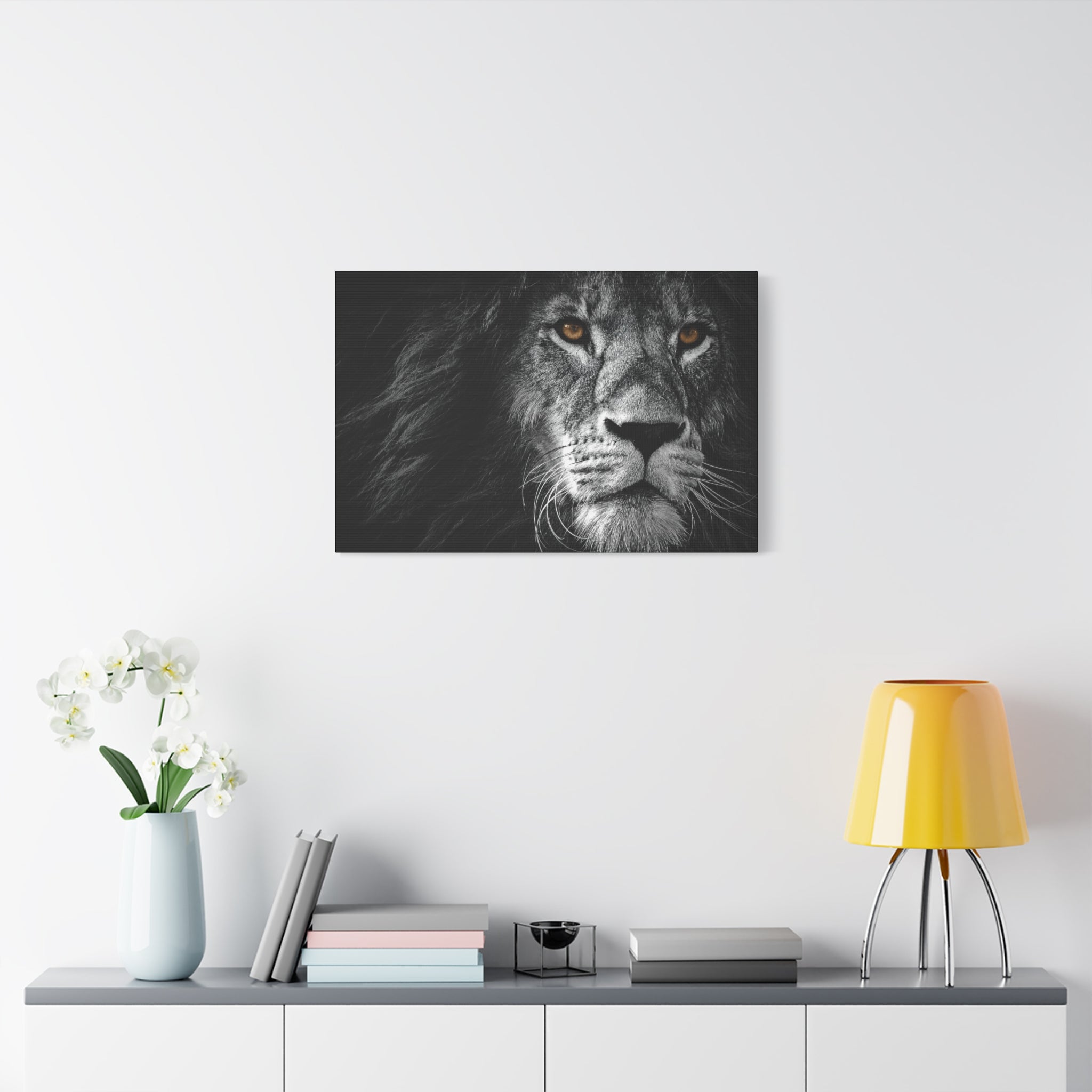 canvas-print-lion-wall-art-black-and-white-living-room-decor-matte-stretched-lion-poster-jungle-animal-art-print-wildlife-saf