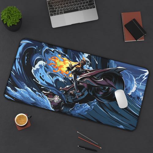 Genshin Impact Mavuika Mousepad - Desk Mat - XL Anime Gaming Pad - Waifu Extended Desk Pad - Genshin