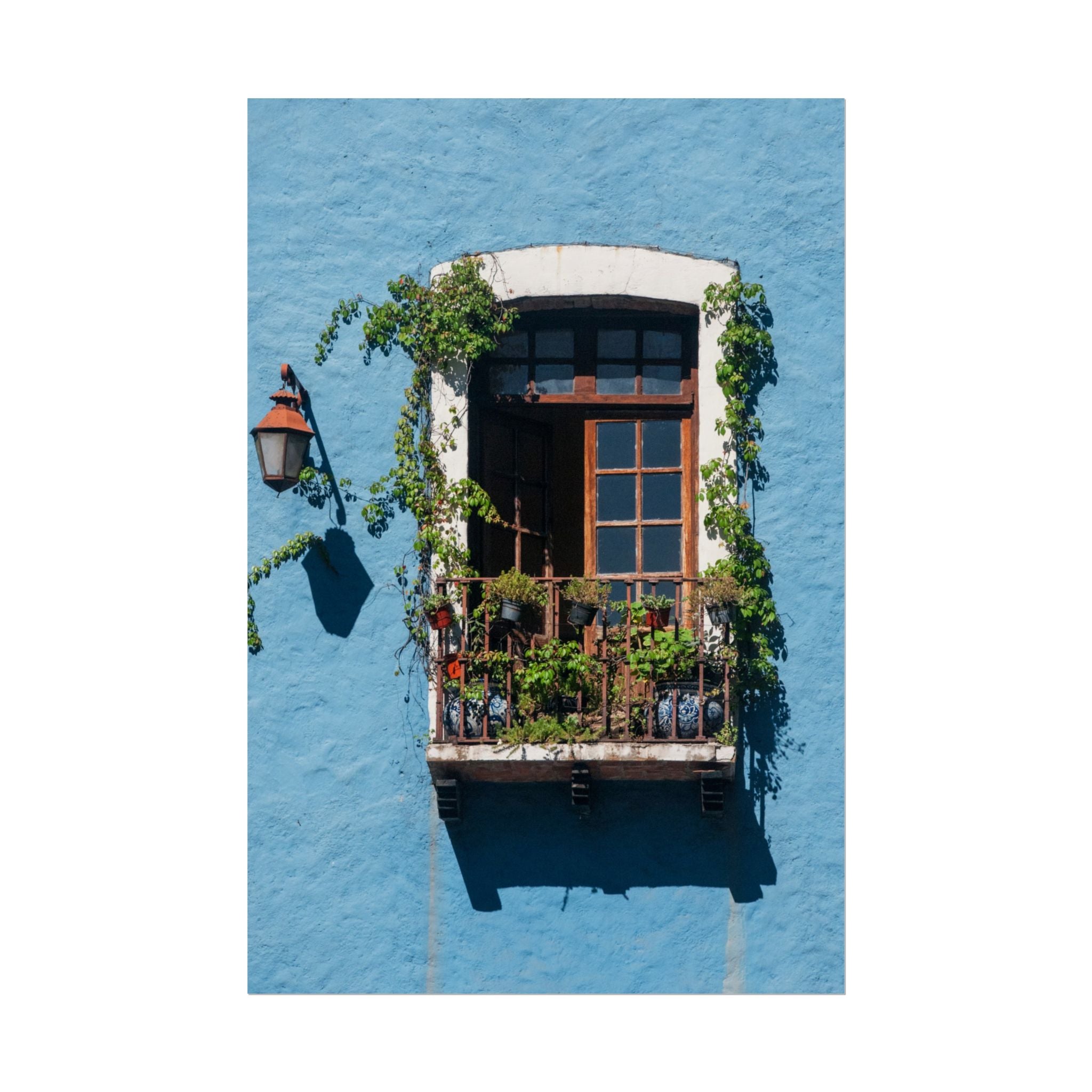 Rolled Posters, Mexican Balcony Home Decor Wall Art Hanging, Living Room Housewarming Gift, Poster Wall Art