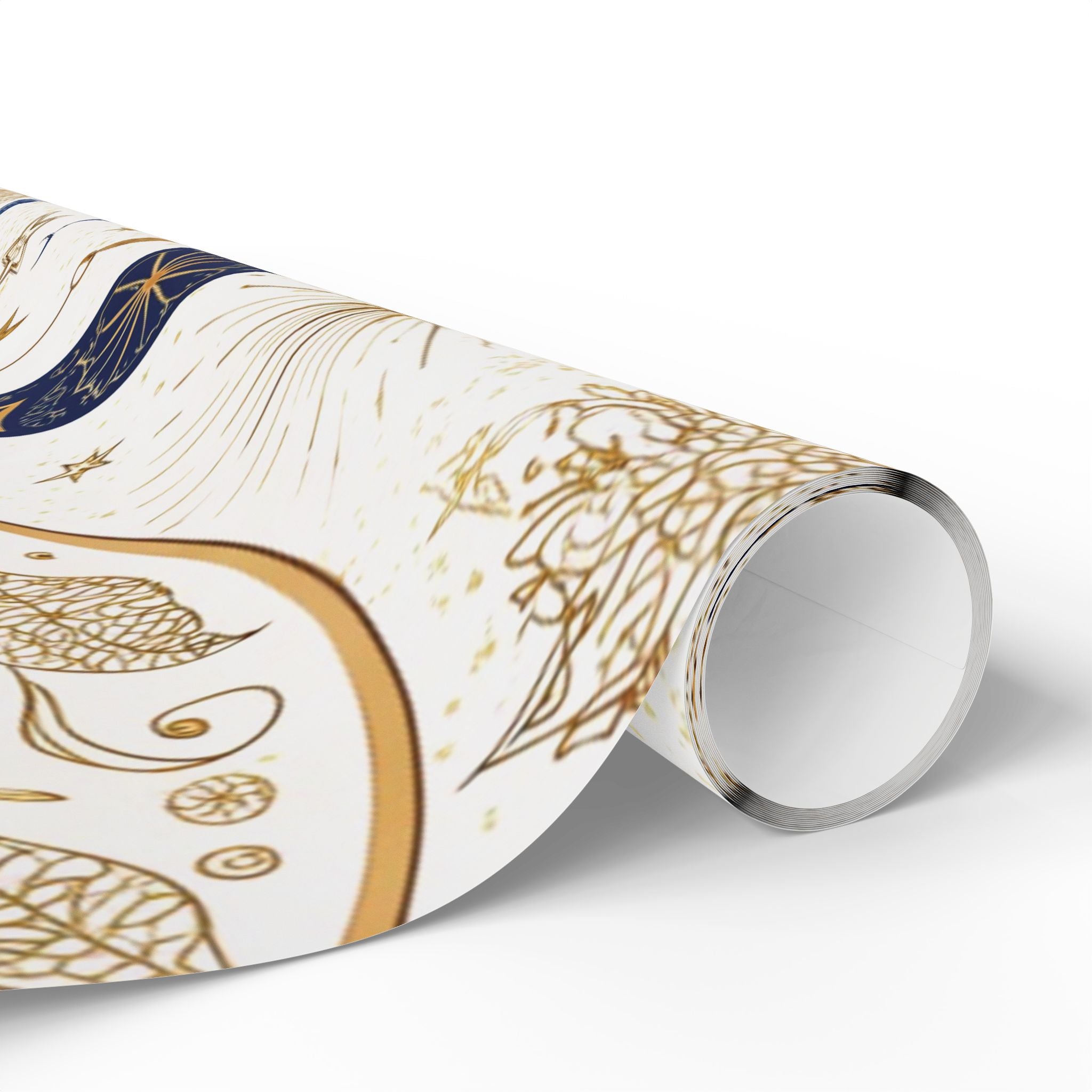 ramadan-night-wrapping-papers-islamic-crescent-moon-gift-wrap-mosque-silhouette-eid-holiday-supplies-festive-present-packagin