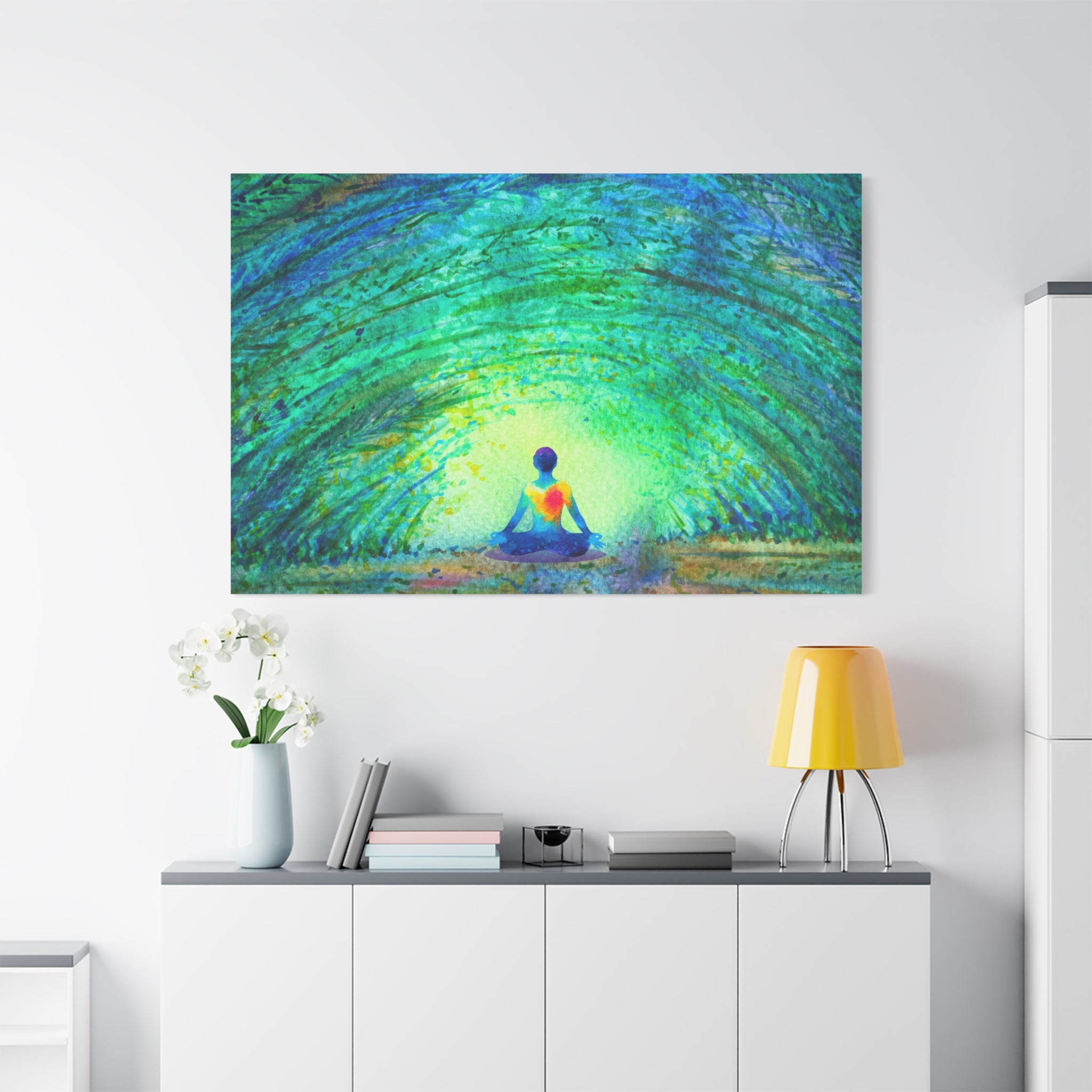 canvas-wall-art-yoga-nature-peace-home-decor-meditation-gift-mindfulness-painting-zen-retreat-print-living-room-decor