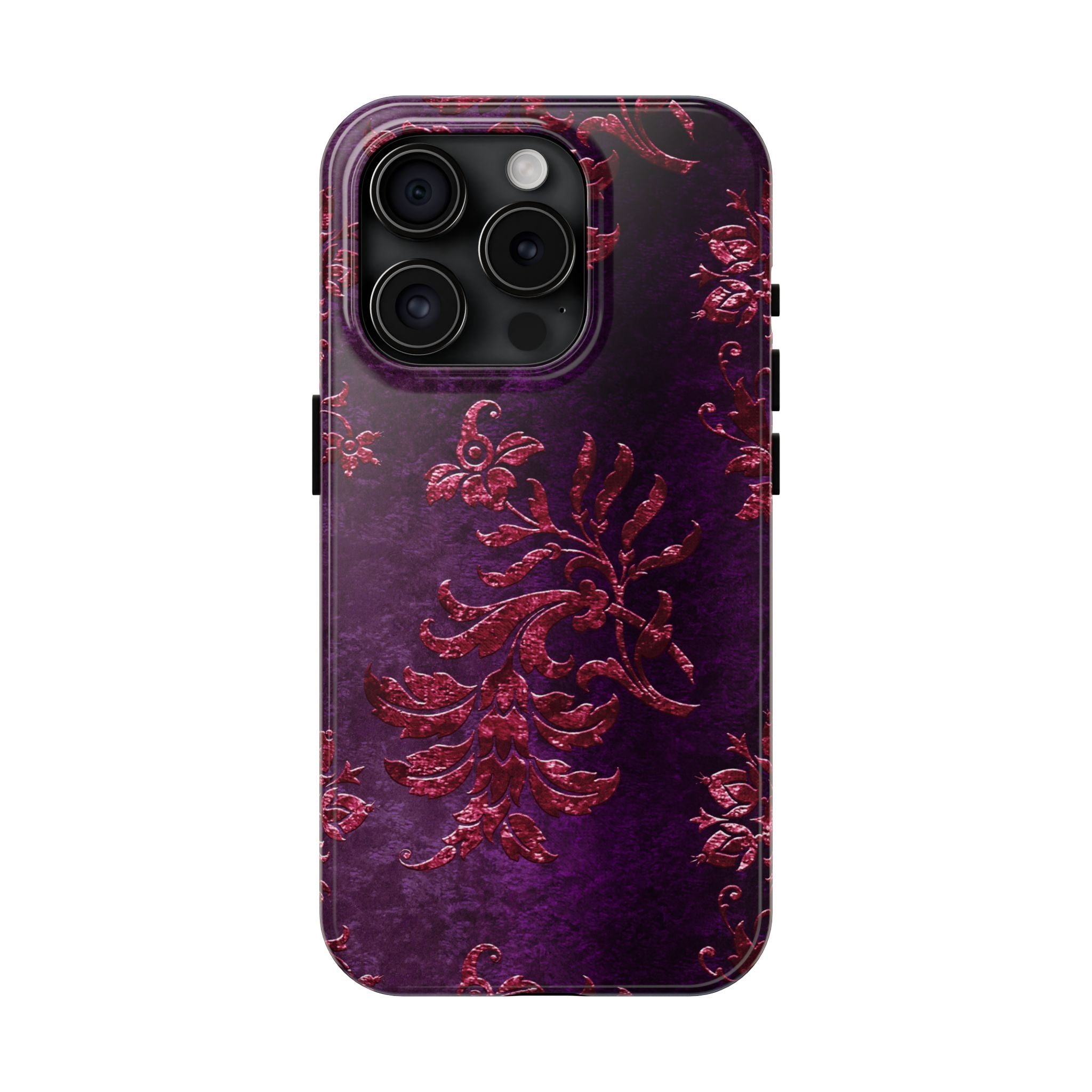 embossed-burgundy-velvet-tough-iphone-case-protective-iphone-cover-heavy-duty-iphone-case-rugged-phone-case-durable-smartphon