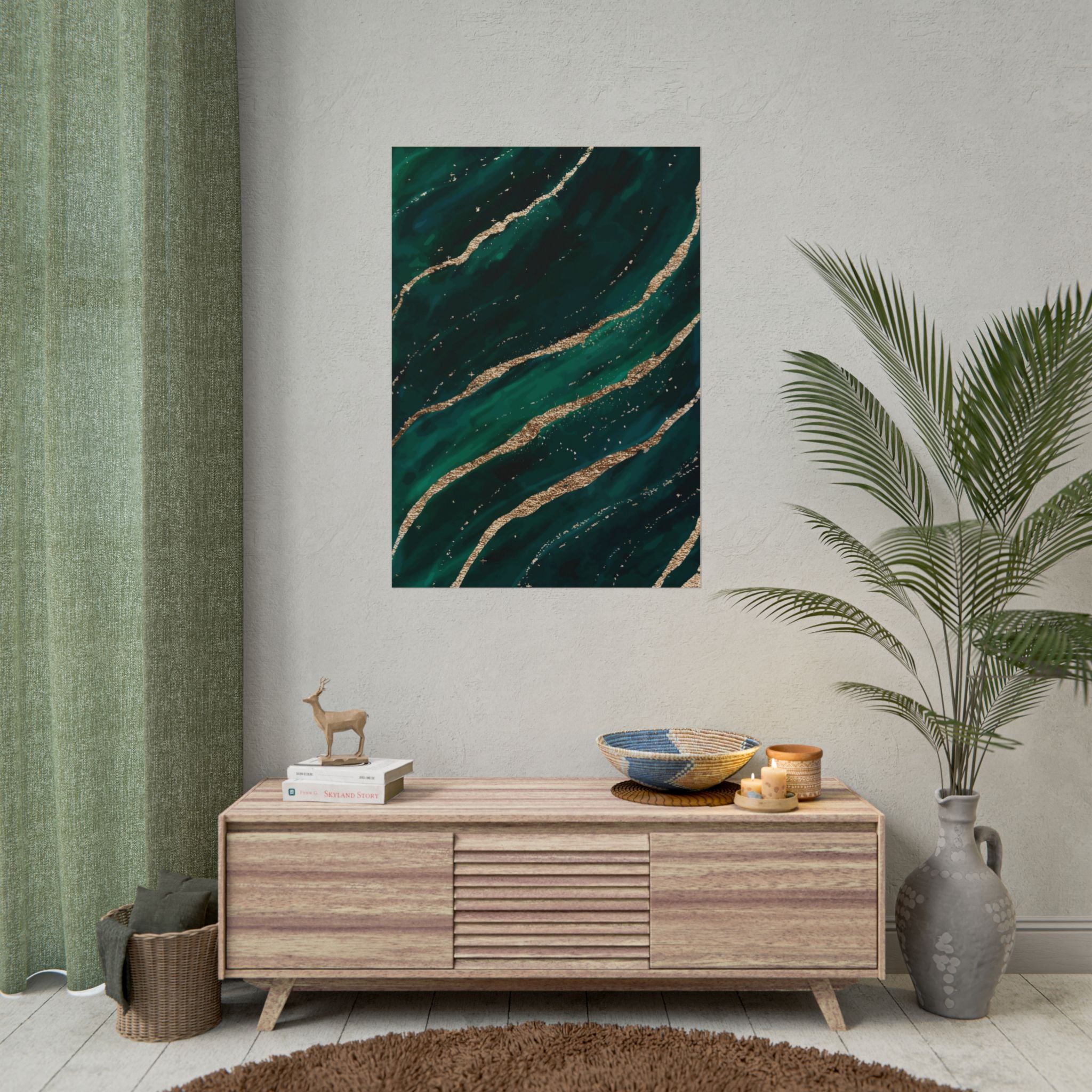 green-gold-abstract-marble-poster-print-elegant-wall-art-home-decor-office-decor-unique-gift-green-gold-aesthetic-art