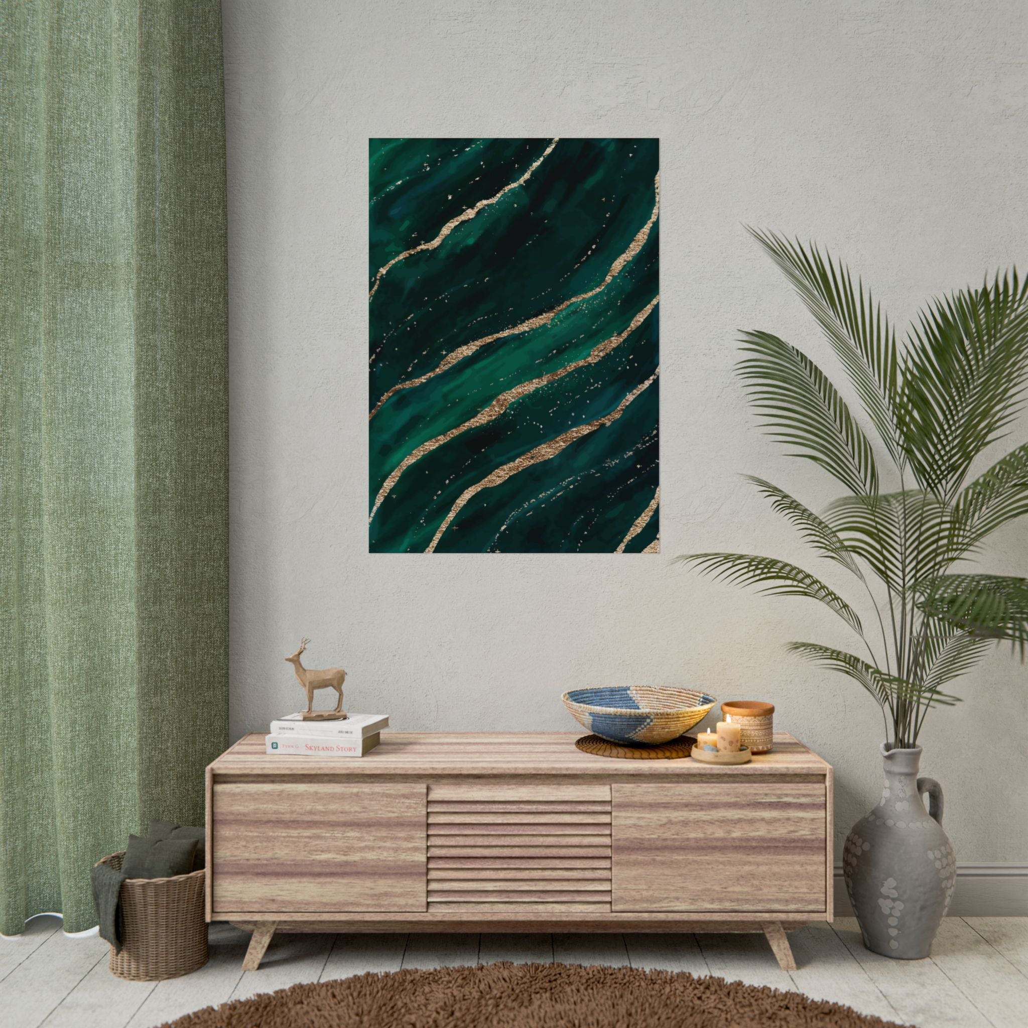 green-gold-abstract-marble-poster-print-elegant-wall-art-home-decor-office-decor-unique-gift-green-gold-aesthetic-art