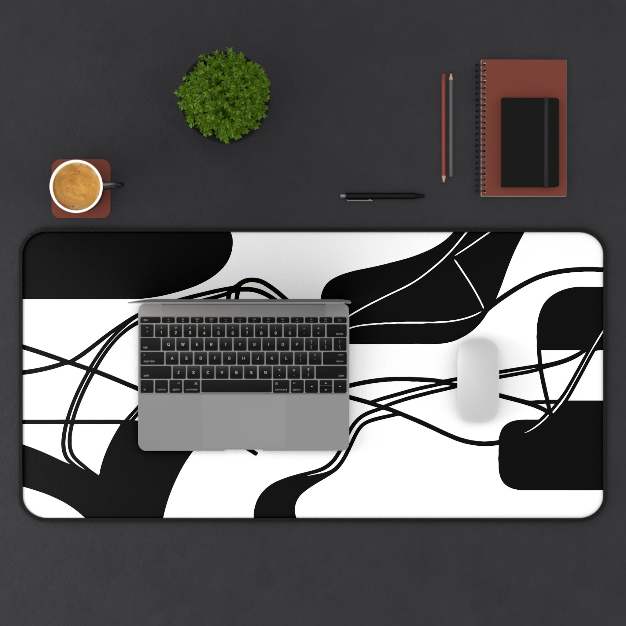 abstract-lines-monochrome-mouse-pad-abstract-art-desk-mat-sleek-black-and-white-desk-pad-minimalist-mouse-pad-desk-accessory