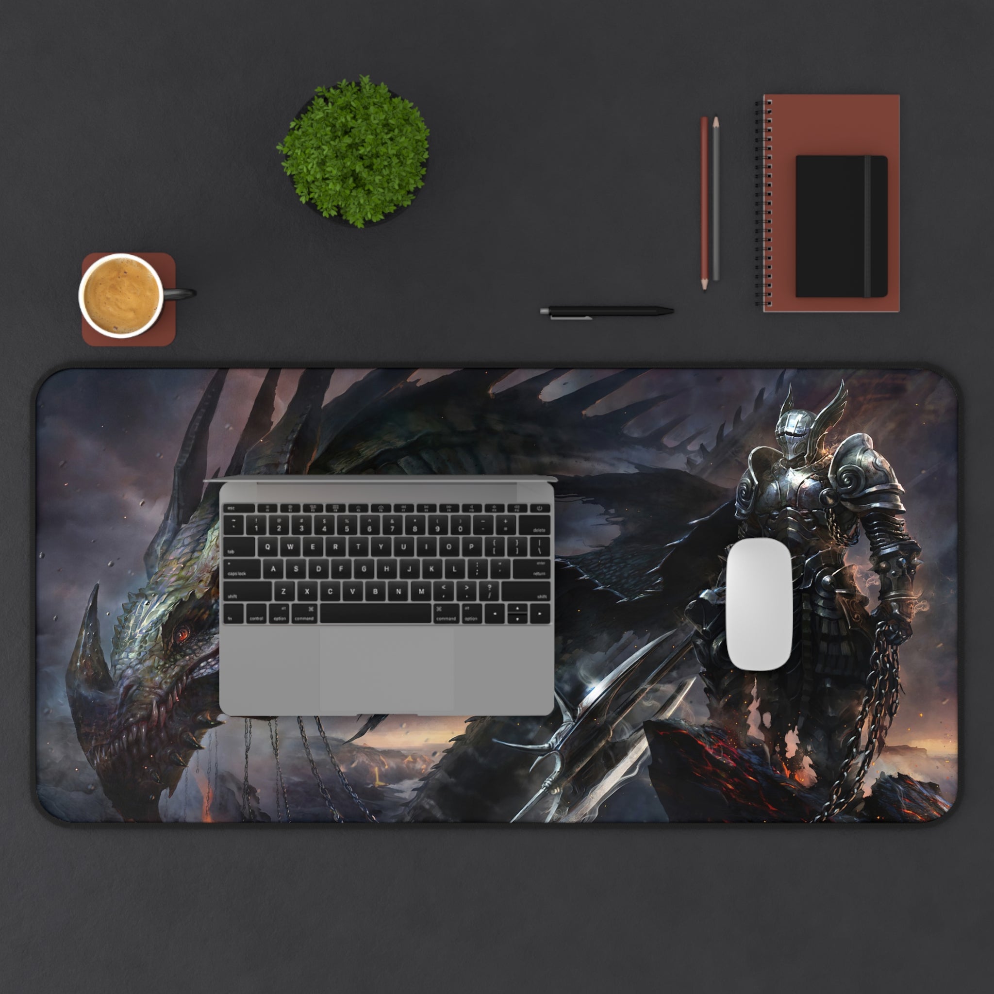 fantasy-dragon-with-knight-mouse-pad-large-desk-pad-for-gaming-and-work-colorful-anime-dragon-desk-mat-non-slip-desk-mat-for-
