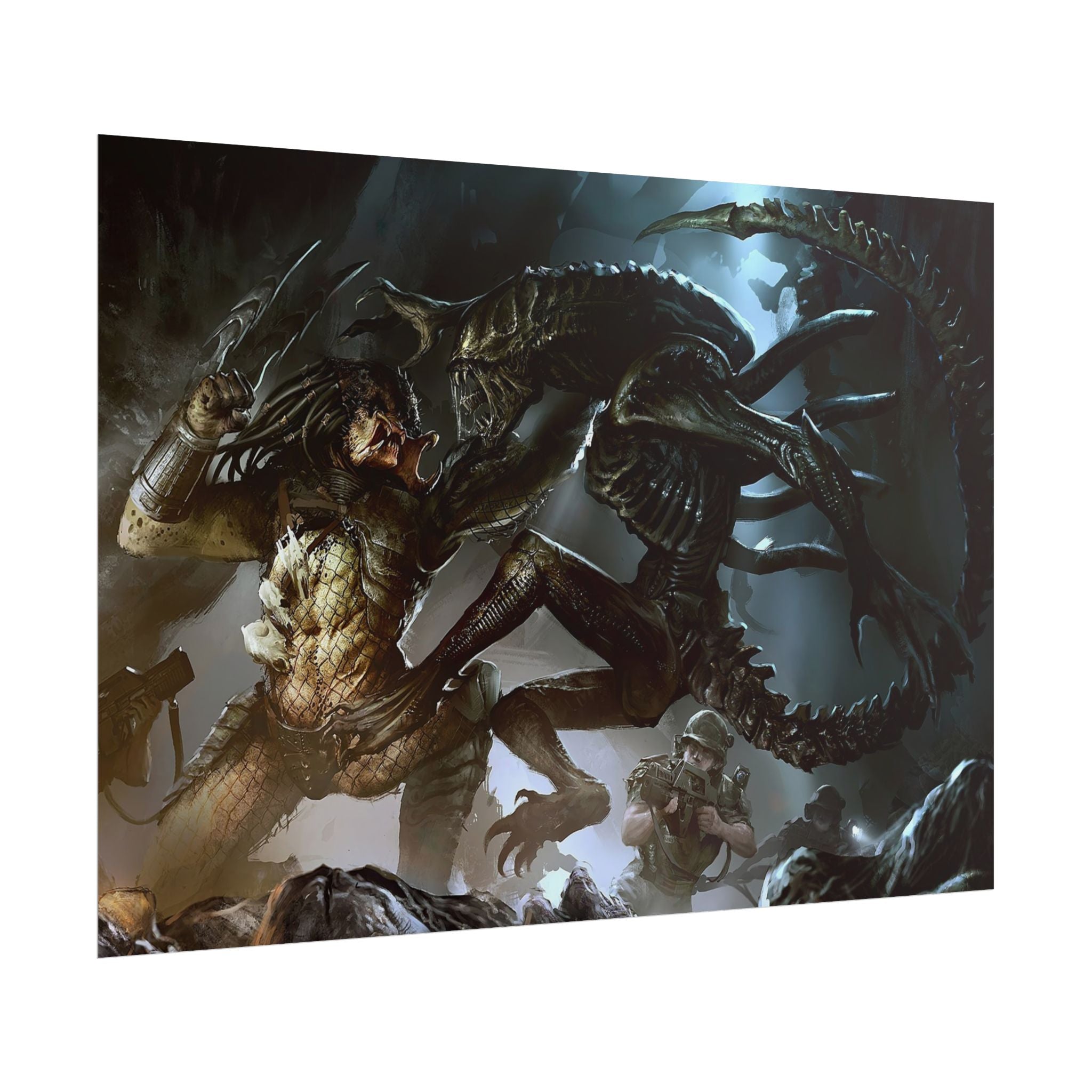 predator-alien-poster-print-xenomorph-si-fi-home-decor-movie-poster-pretador-fantasy-art