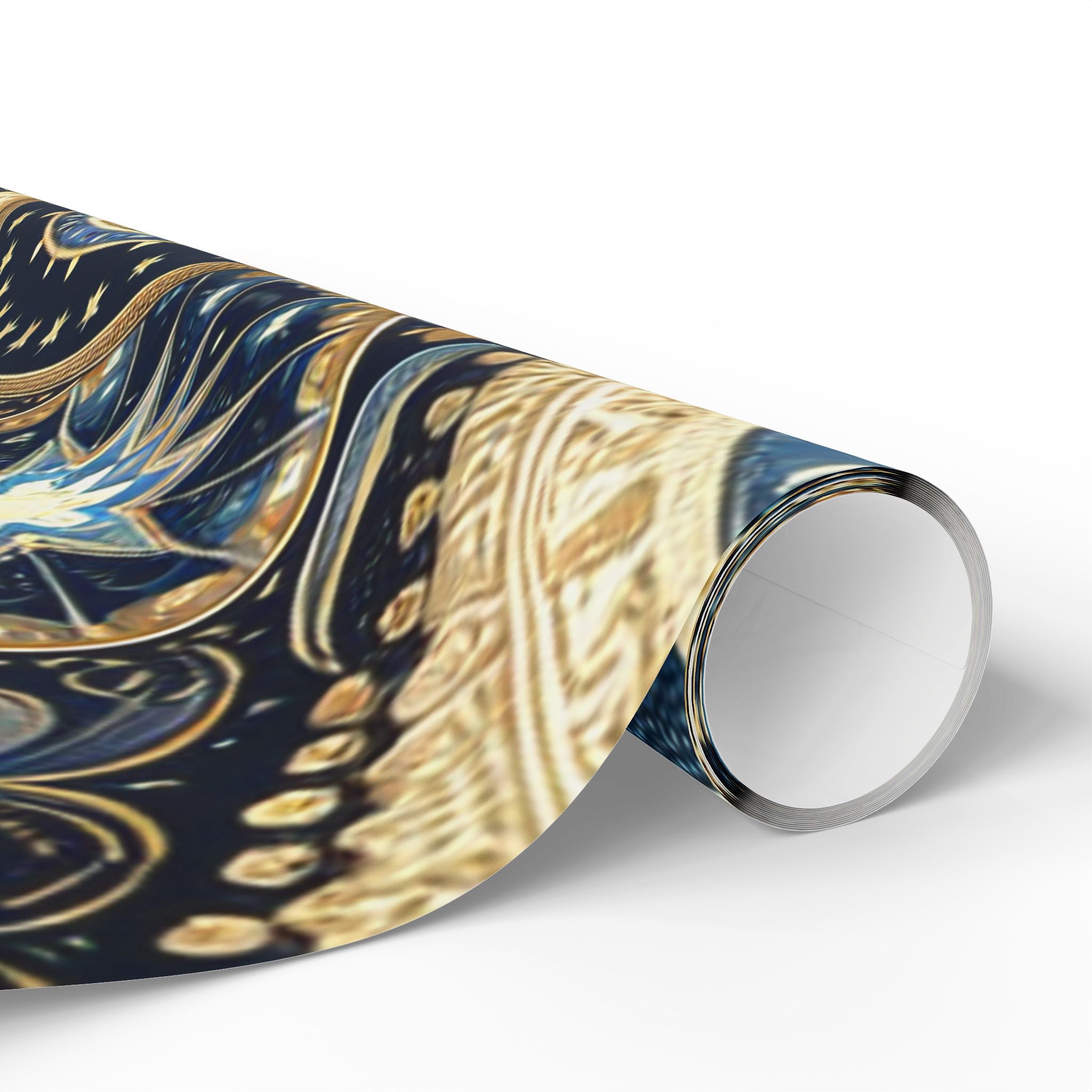 moon-and-stars-wrapping-paper-celestial-gift-wrap-night-sky-presents-space-theme-party-supplies-galaxy-gift-packaging