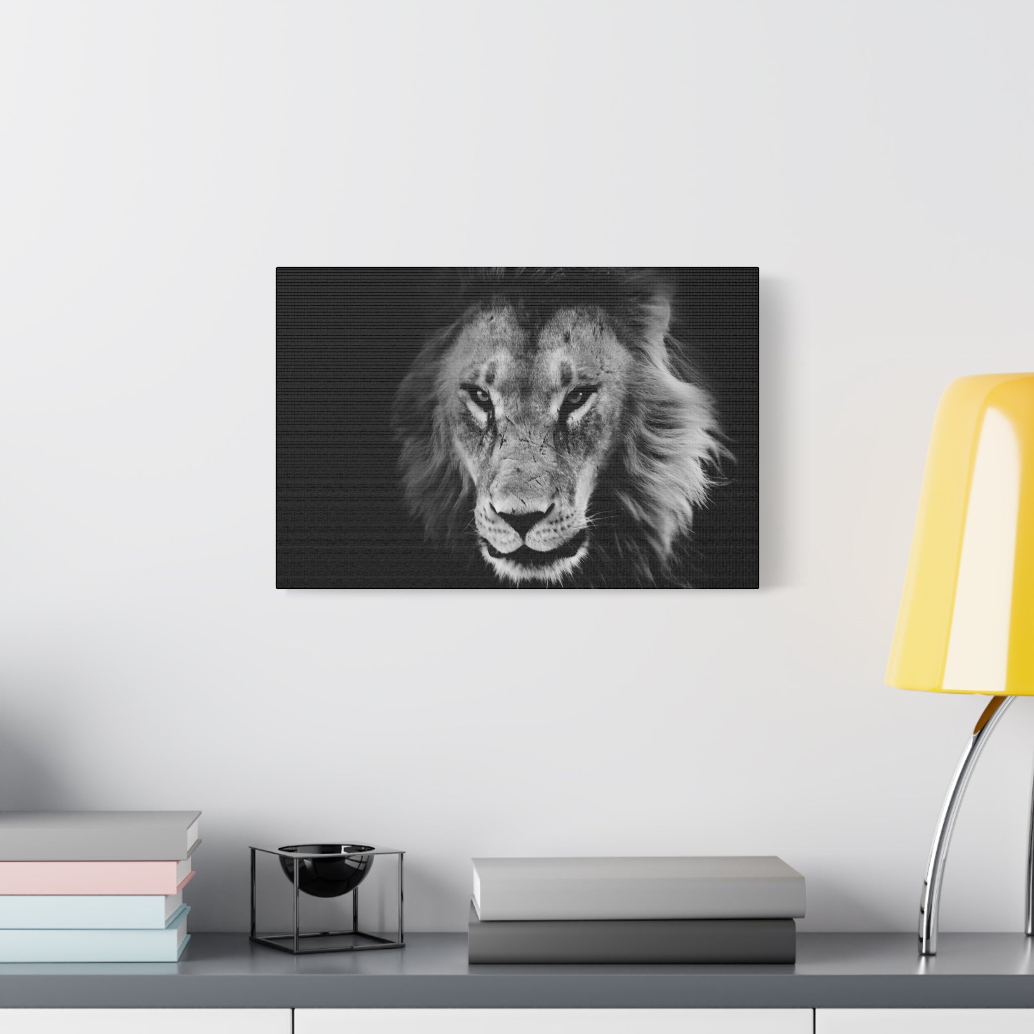 canvas-print-lion-wall-art-black-and-white-living-room-decor-matte-stretched-lion-poster-jungle-animal-art-print-wildlife-saf
