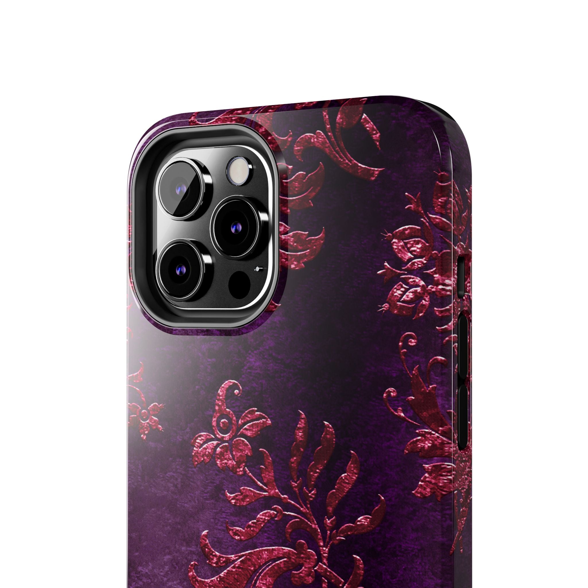 embossed-burgundy-velvet-tough-iphone-case-protective-iphone-cover-heavy-duty-iphone-case-rugged-phone-case-durable-smartphon