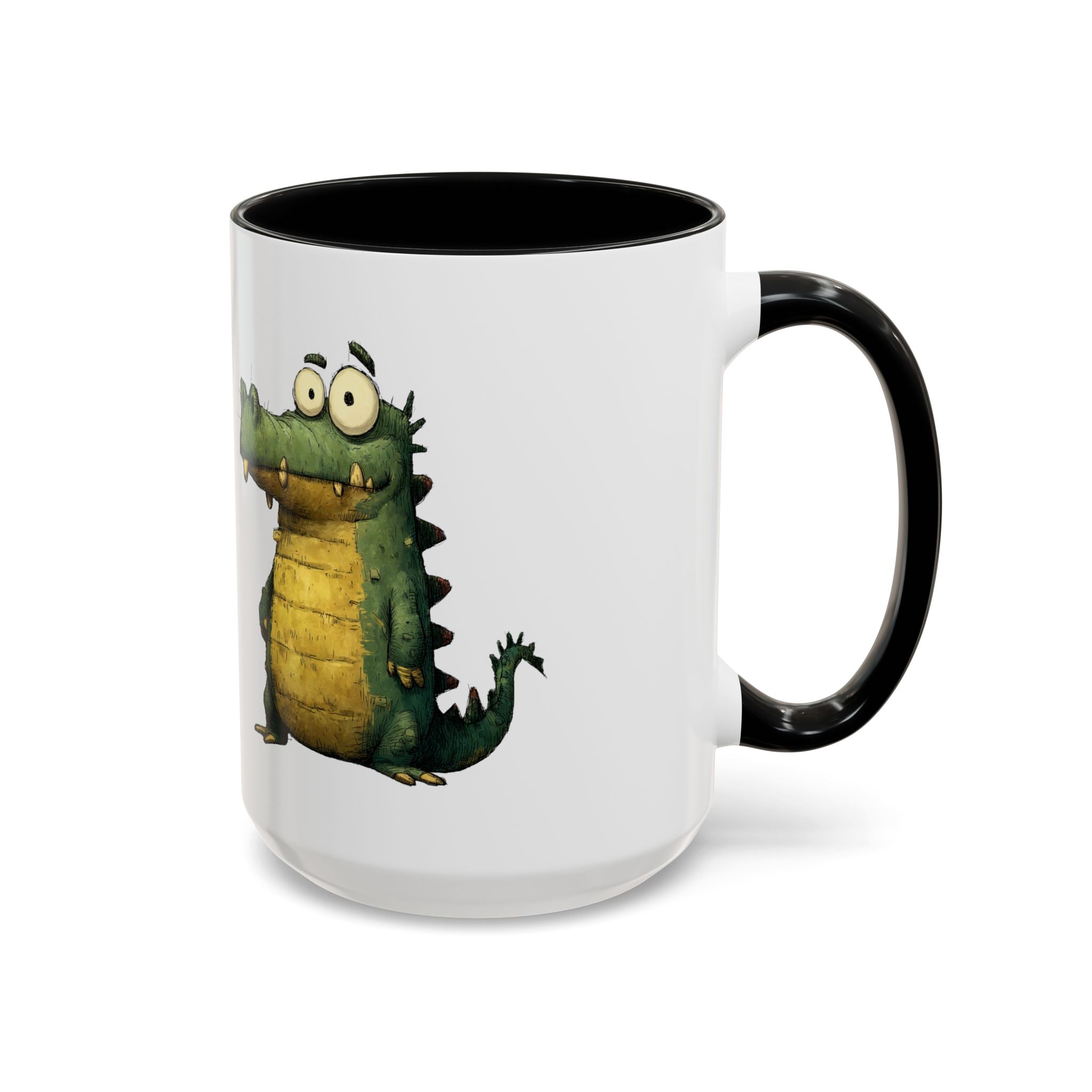 Funny Alligator Accent Coffee Mug | Cute Animal Mug for Nature Lovers, Ideal Gift for Birthdays, Holidays, Home Decor