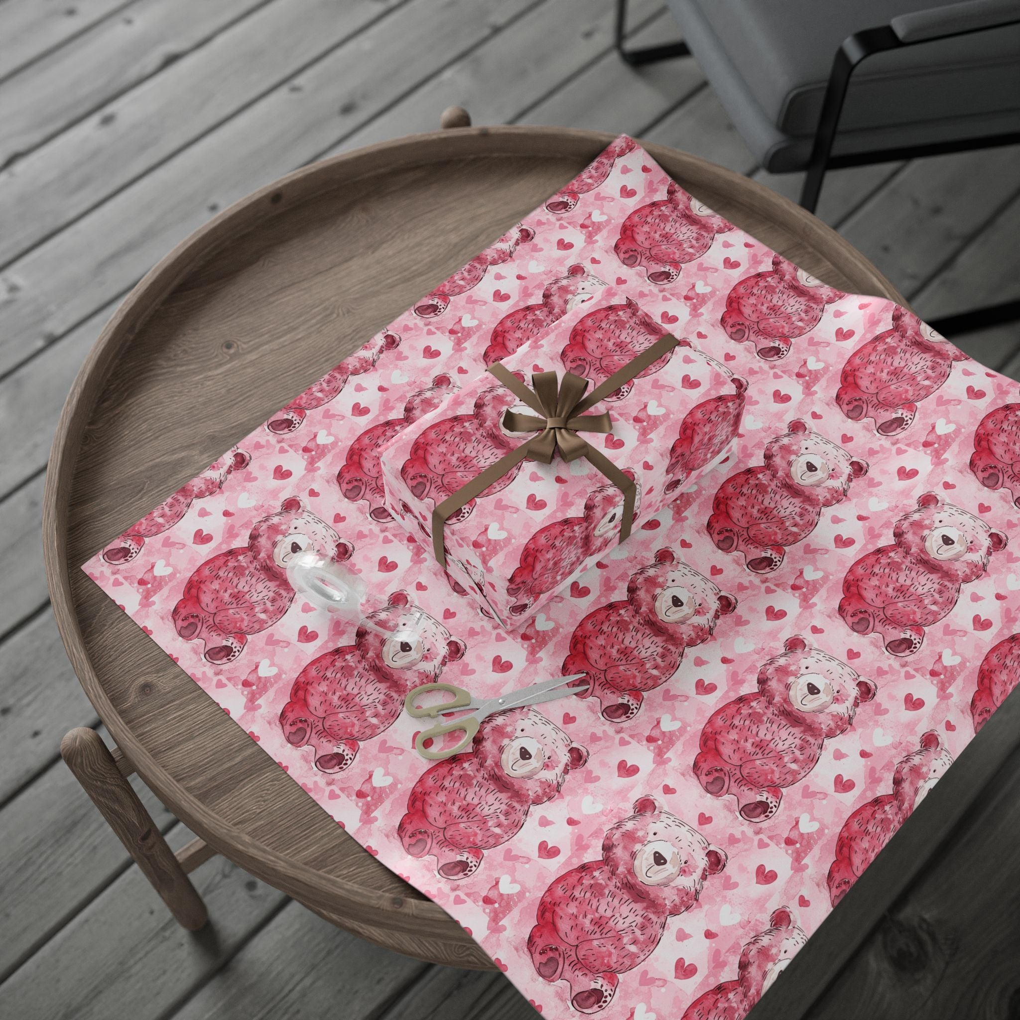valentine-wrapping-papers-pink-teddy-bear-v-day-gift-wrap-holiday-present-accessories-love-theme-packaging-romantic-giftwrap