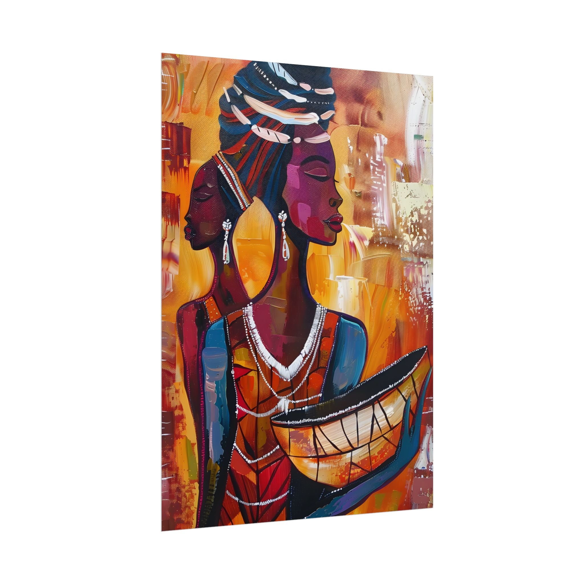 traditional-african-woman-poster-print-african-portrait-afrocentric-home-wall-decor-tribal-art-african-american-art-ethnic-wa