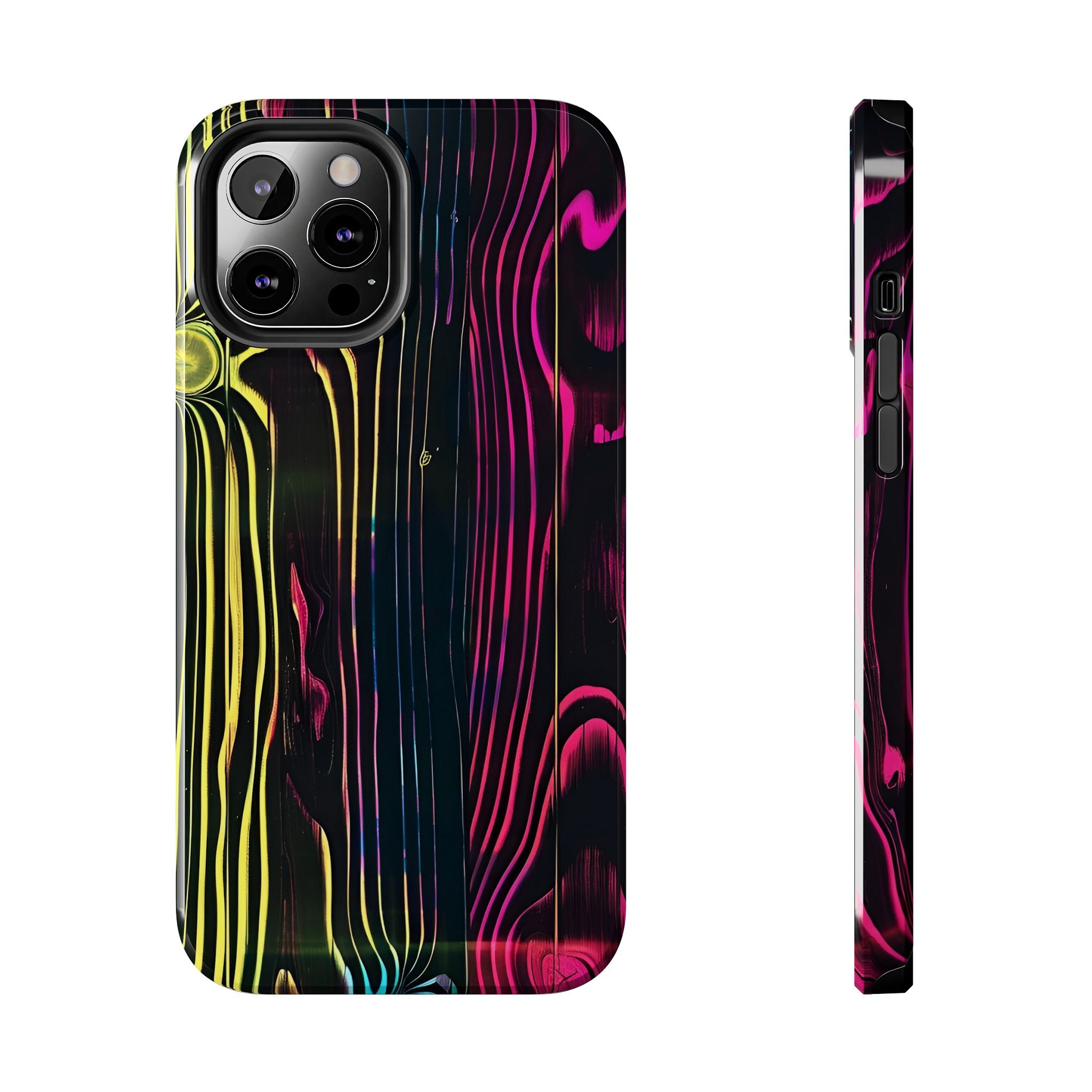 disco-neon-tough-iphone-cases-wood-grain-texture-iphone-case-cover-protective-iphone-shell-unique-iphone-accessories-iphone-1