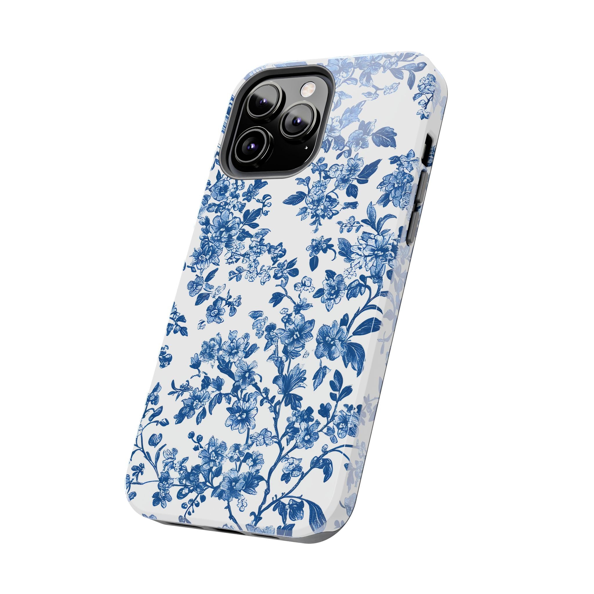 french-toile-floral-tough-iphone-case-blue-iphone-cover-protective-iphone-case-hard-shell-iphone-case-vintage-design-phone-ca