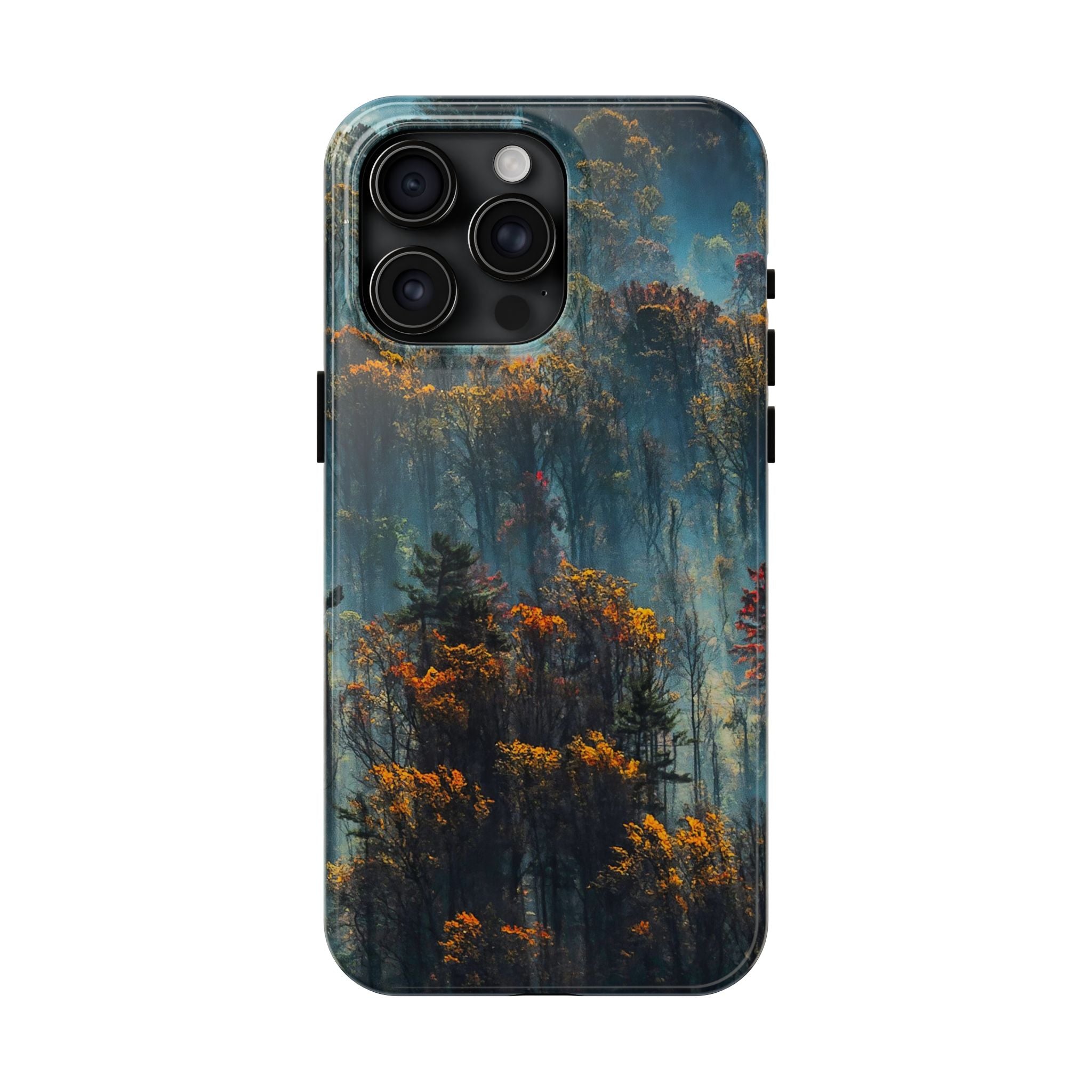 iphone-tough-case-misty-forrest-foggy-fall-iphone-covers-protective-smartphone-cover-nature-lover-gift-adventure-accessory
