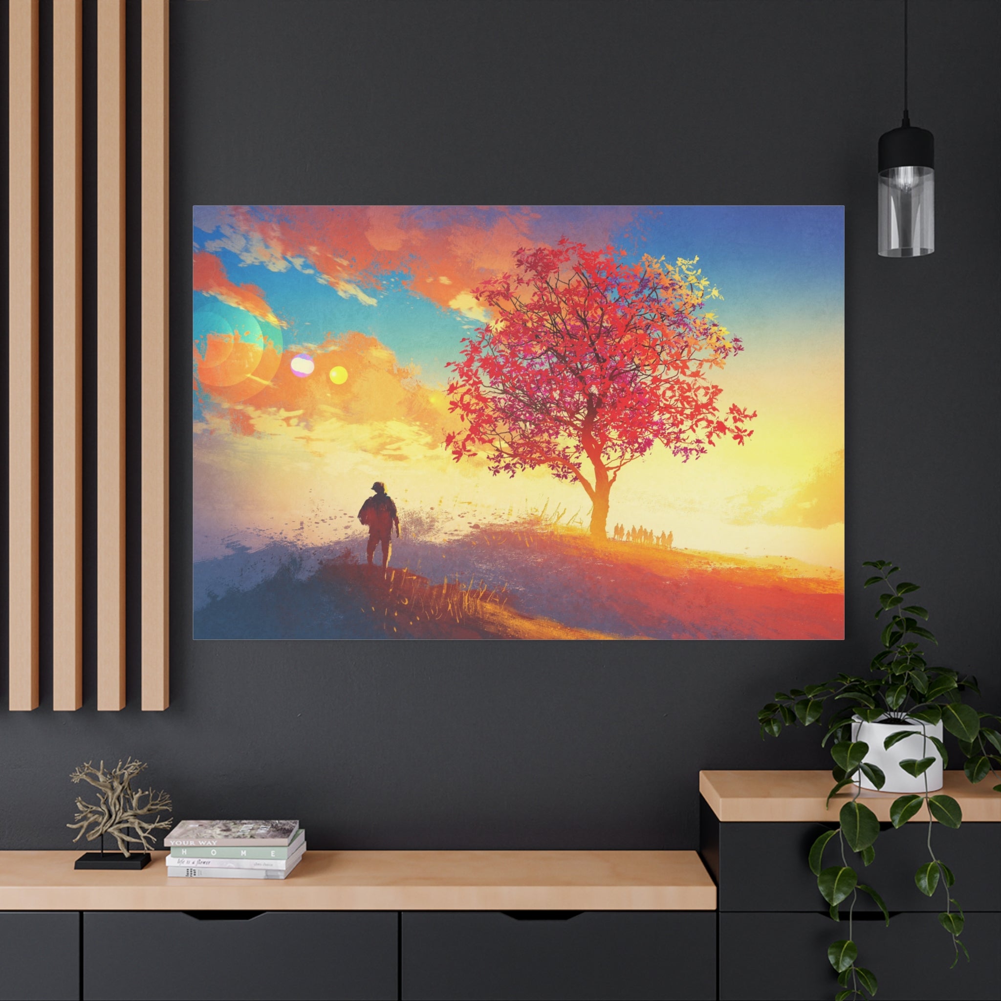 fall-canvas-wall-art-fall-sunset-tree-print-stretched-matte-canvas-home-decor-autumn-decor-gift-for-nature-lovers