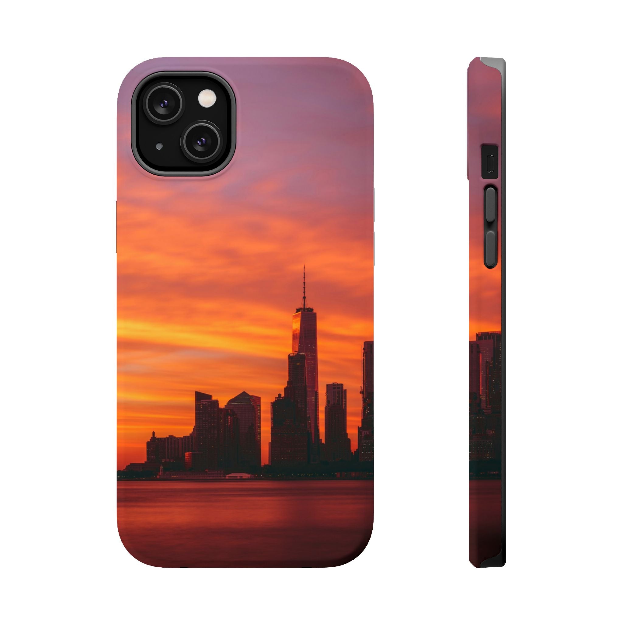 sunset-nyc-cityscape-magnetic-tough-case-durable-phone-protector-new-york-tough-case-gift-for-photographers-urban-aesthetic