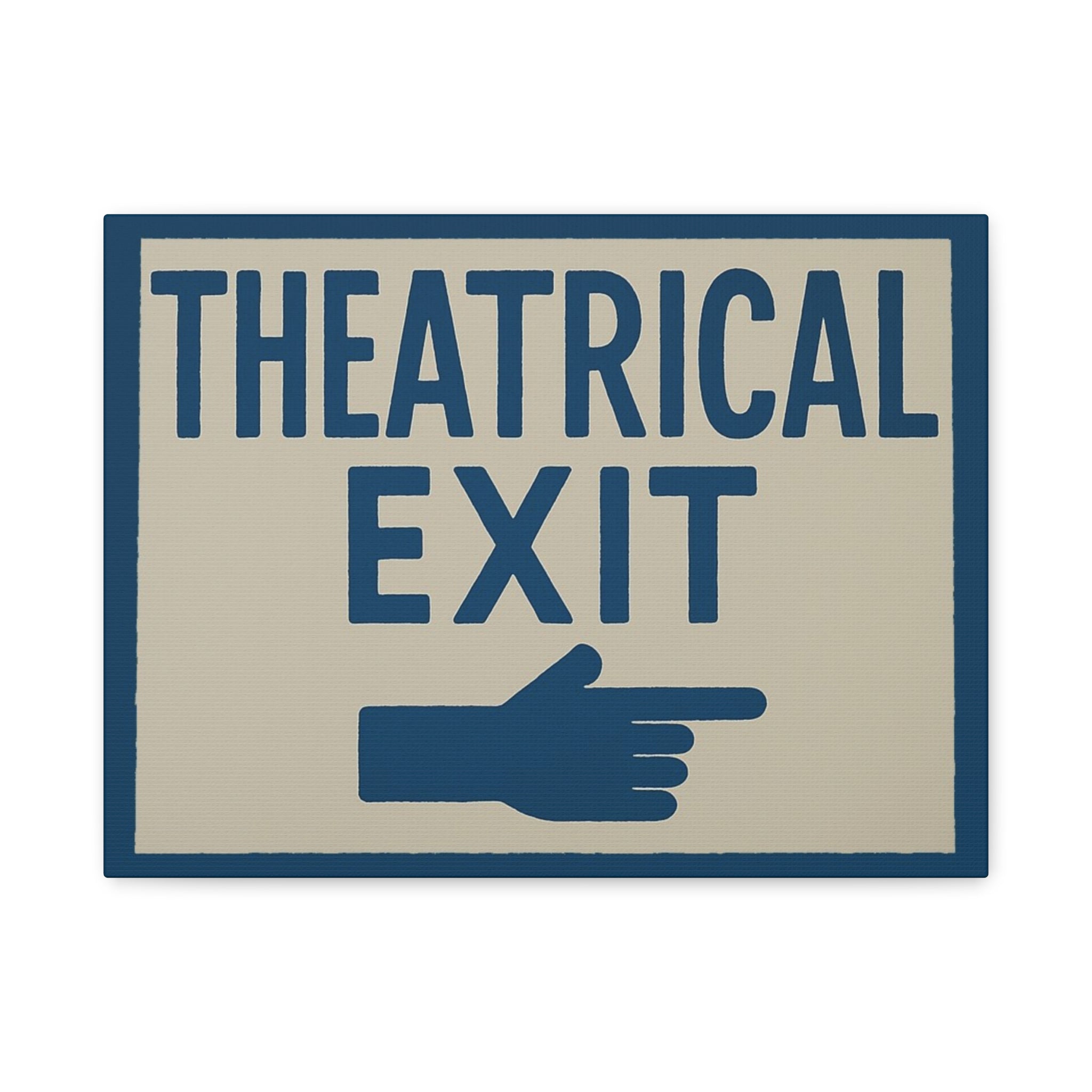 canvas-print-dramatic-exit-funny-wall-art-matte-stretched-1-25-poster-comedy-home-decor-theater-room-decoration-humorous-wall