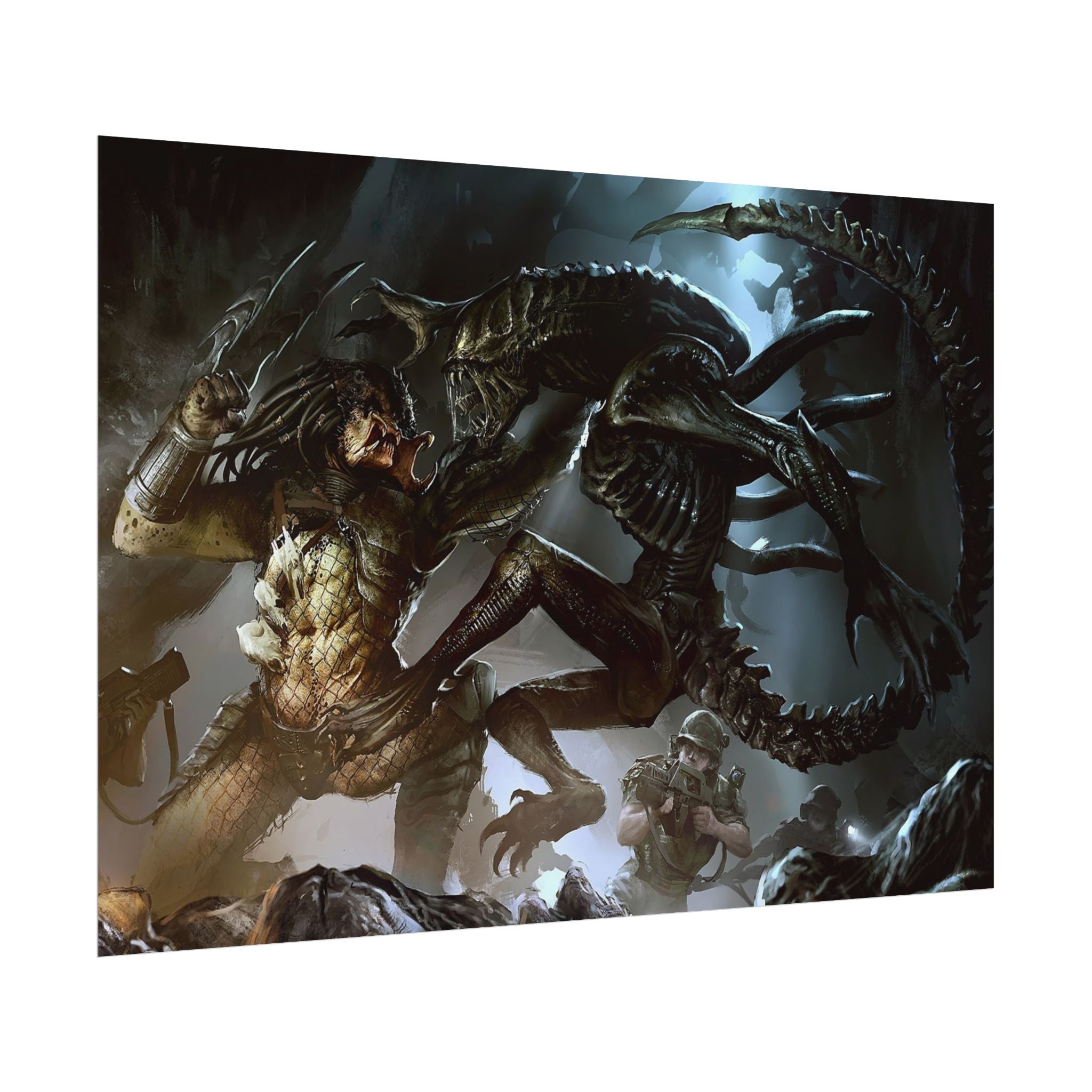 predator-alien-poster-print-xenomorph-si-fi-home-decor-movie-poster-pretador-fantasy-art