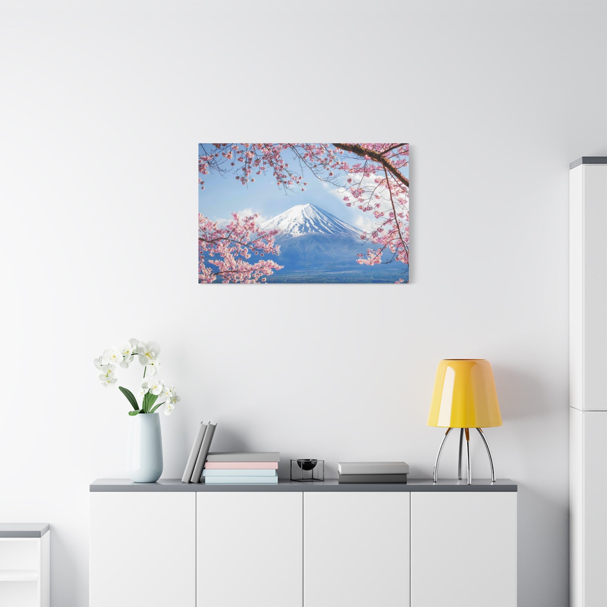 canvas-print-mount-fuji-cherry-blossom-wall-art-scenery-winter-sakura-flower-decor-stretched-matte-japanese-landscape-home-de