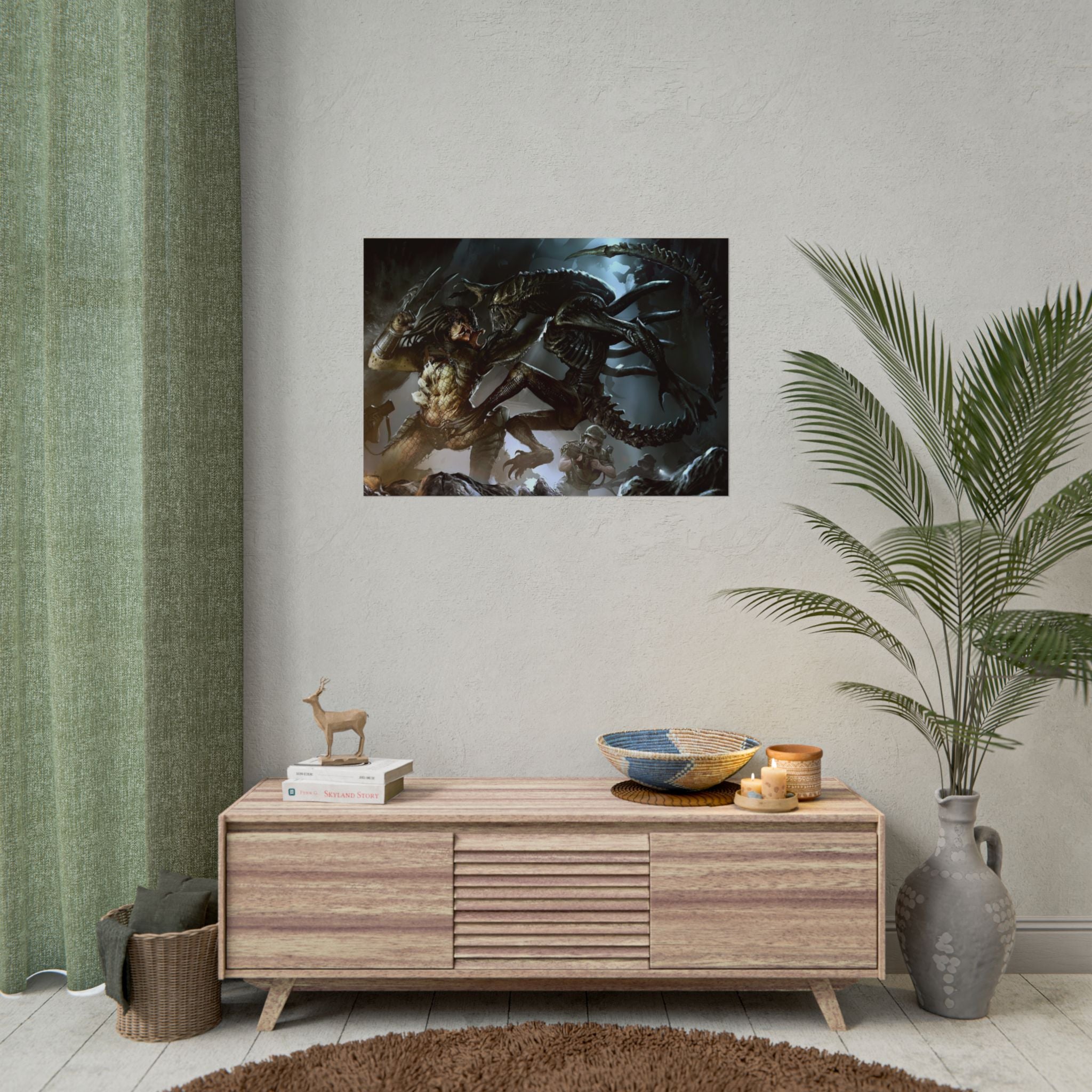 predator-alien-poster-print-xenomorph-si-fi-home-decor-movie-poster-pretador-fantasy-art