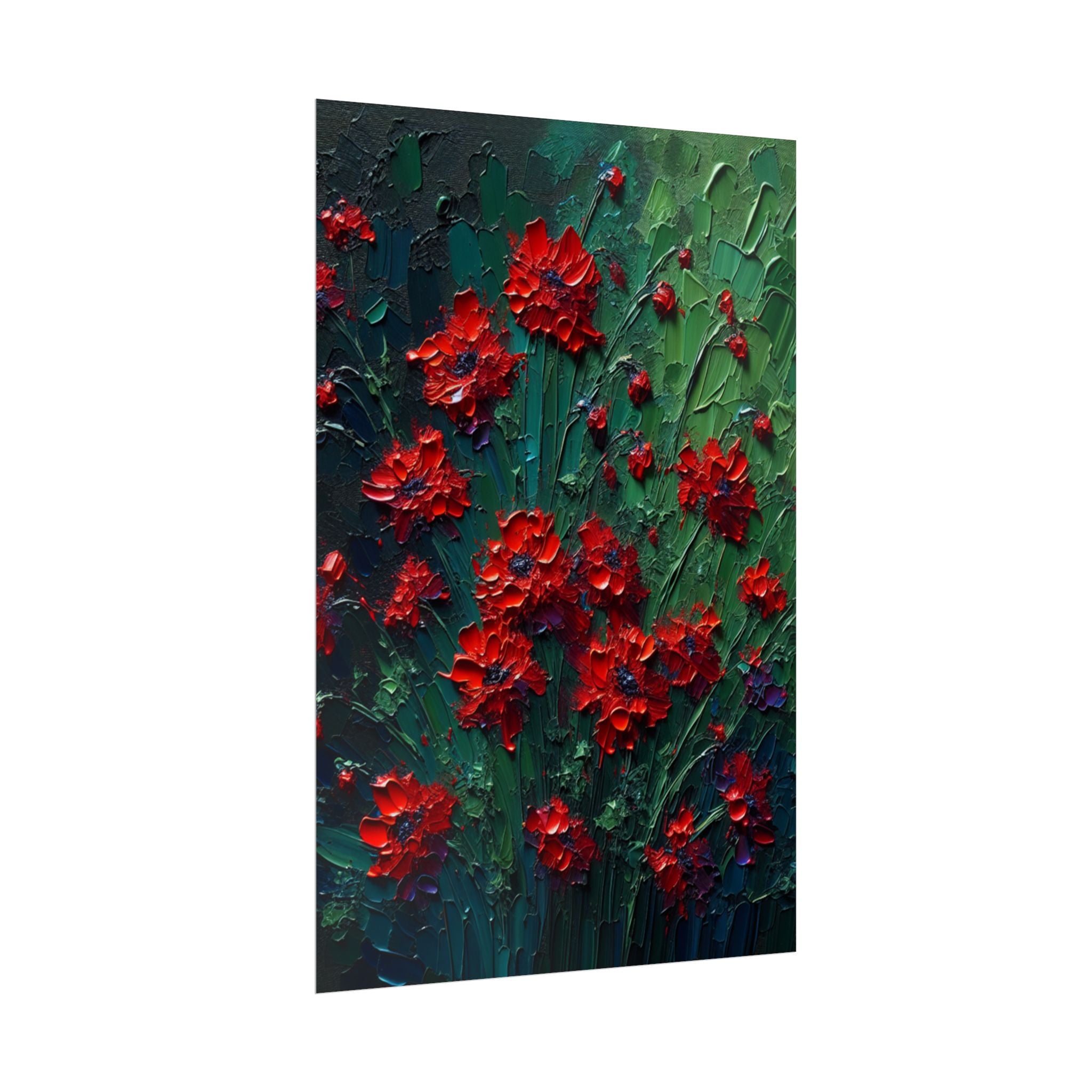 red-wildflowers-poster-print-impasto-oil-painting-look-stretched-wall-art-home-decor-floral-print-gift-for-nature-lover