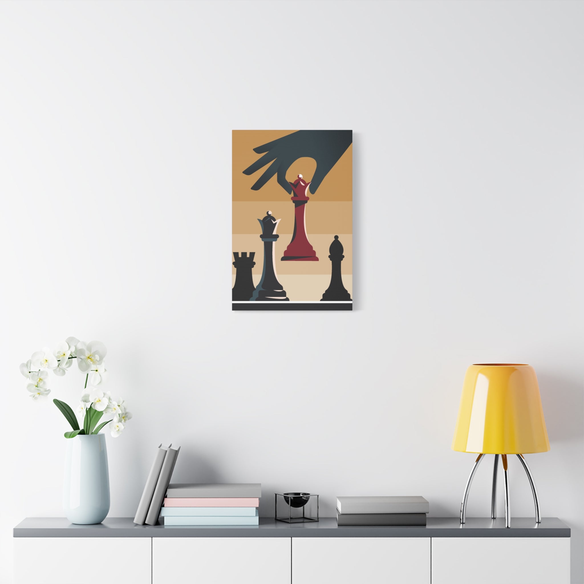 chess-queen-matte-canvas-print-home-decor-for-chess-lovers-stretched-wall-art-chess-player-gift-game-room-decoration-chess-ar