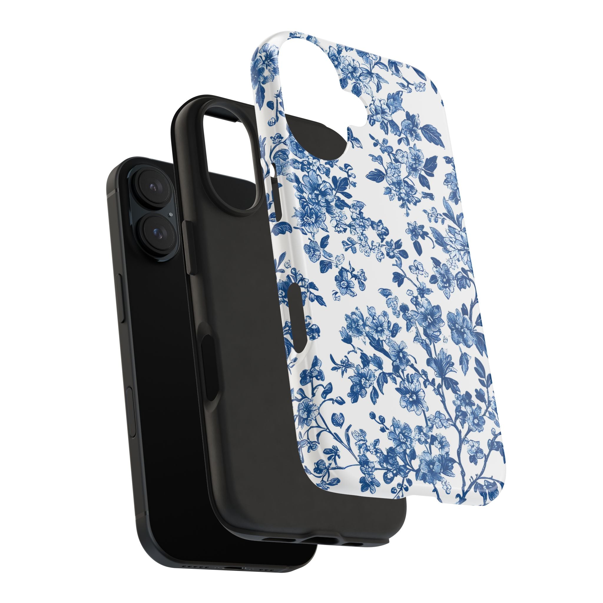 french-toile-floral-tough-iphone-case-blue-iphone-cover-protective-iphone-case-hard-shell-iphone-case-vintage-design-phone-ca