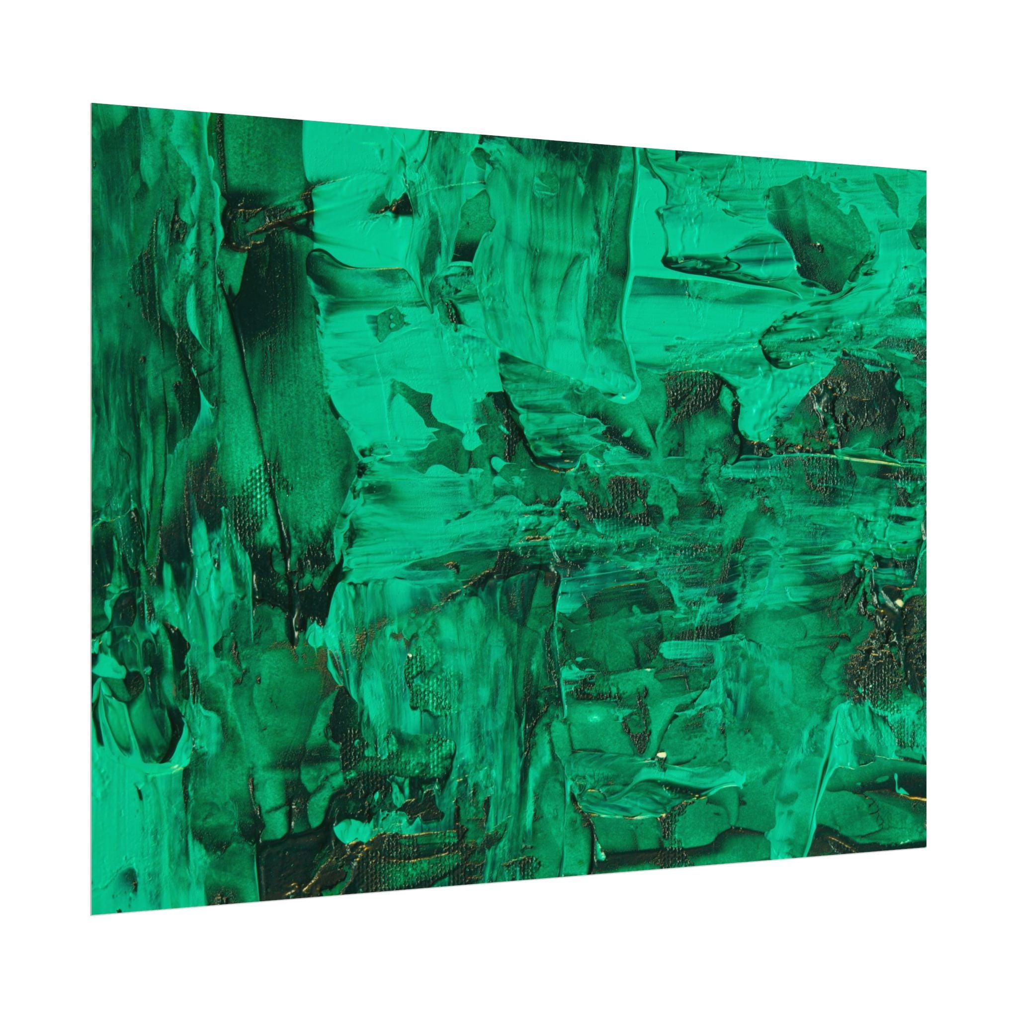 Abstract Green Poster Wall Art, Home Decor, Office Decor, Green Canvas Bedroom, Green Poster Print, Modern Art, Green Wall Decor