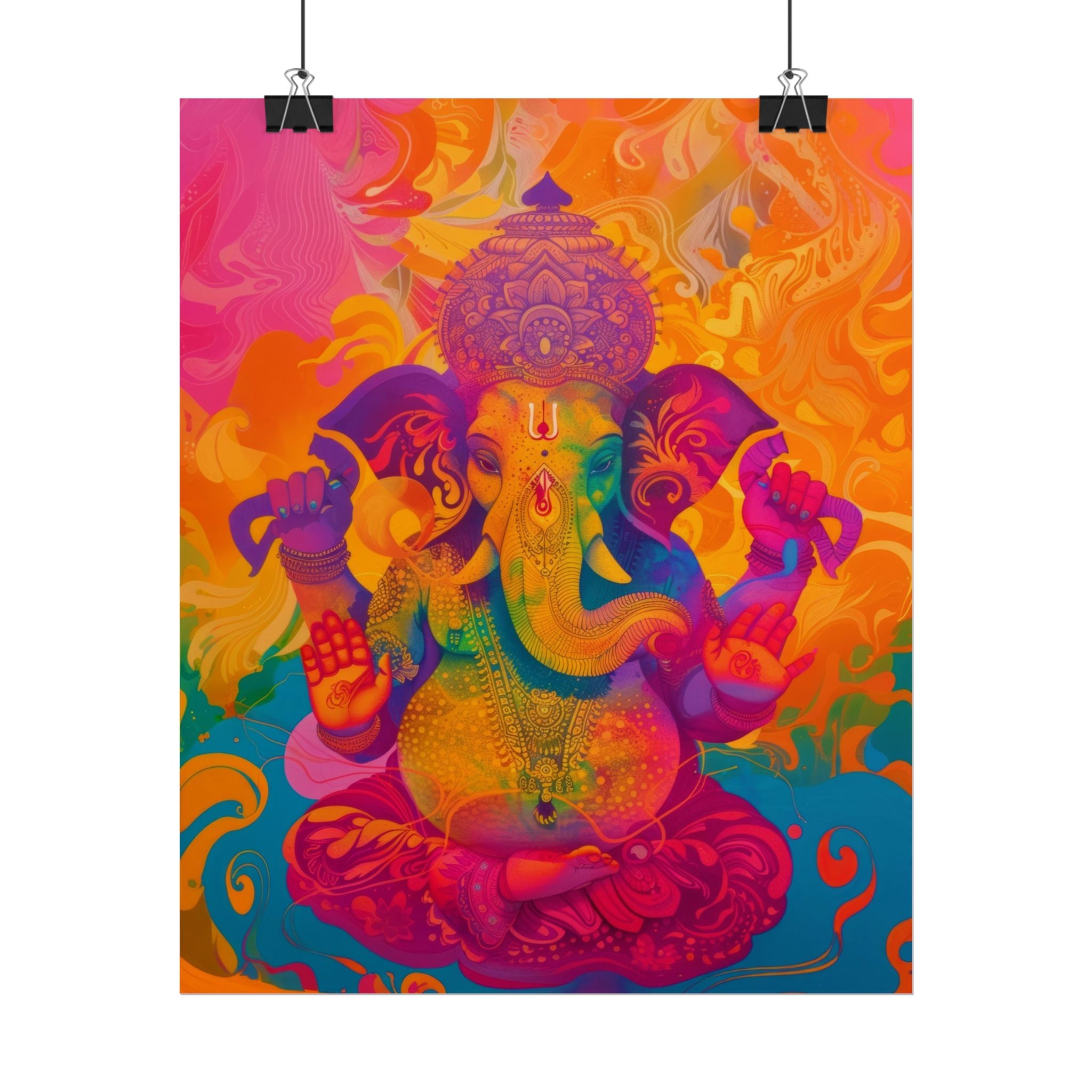 colorful-ganesha-poster-print-wall-art-decor-spiritual-home-decor-lord-ganesha-art-hindu-god-wall-decor-ethnic-wall-hanging