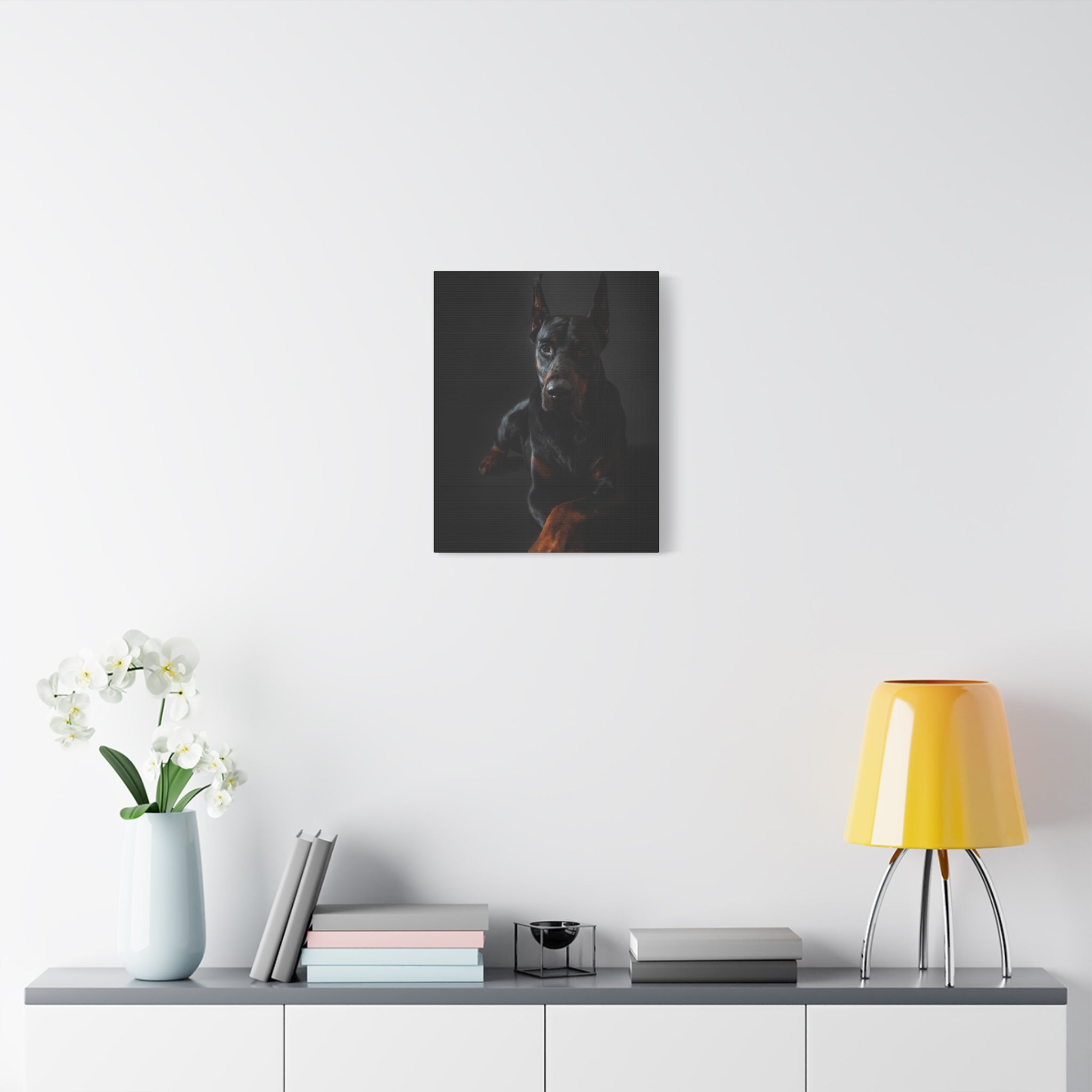 canvas-print-doberman-dog-wall-art-home-decor-office-decor-stretched-matte-canvas-1-25-gift-for-dog-lovers-animal-artwork-pet