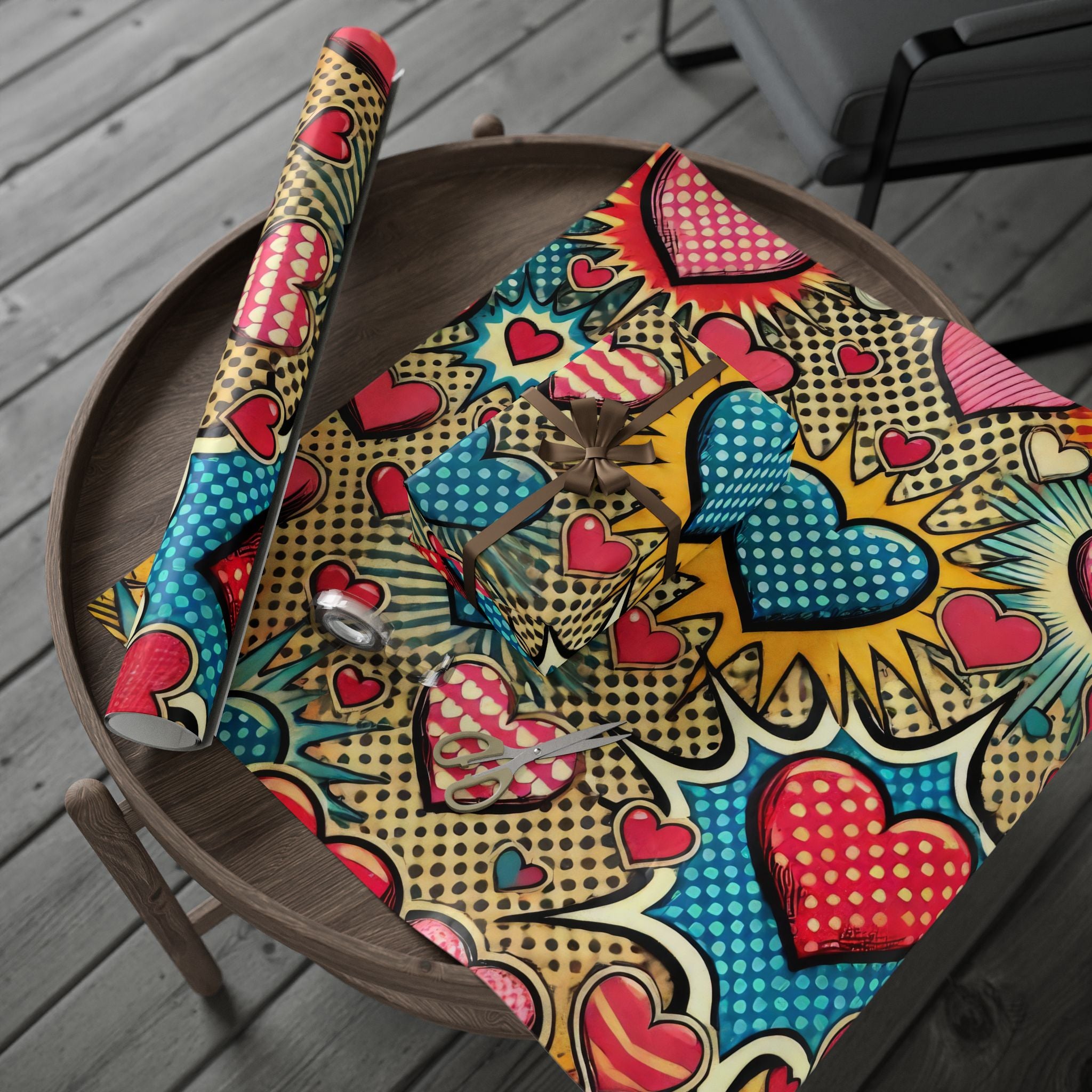 valentines-day-pop-art-gift-wrapping-papers-v-day-gift-wrap-roll-heart-love-pattern-romantic-present-packaging-anniversary-bi