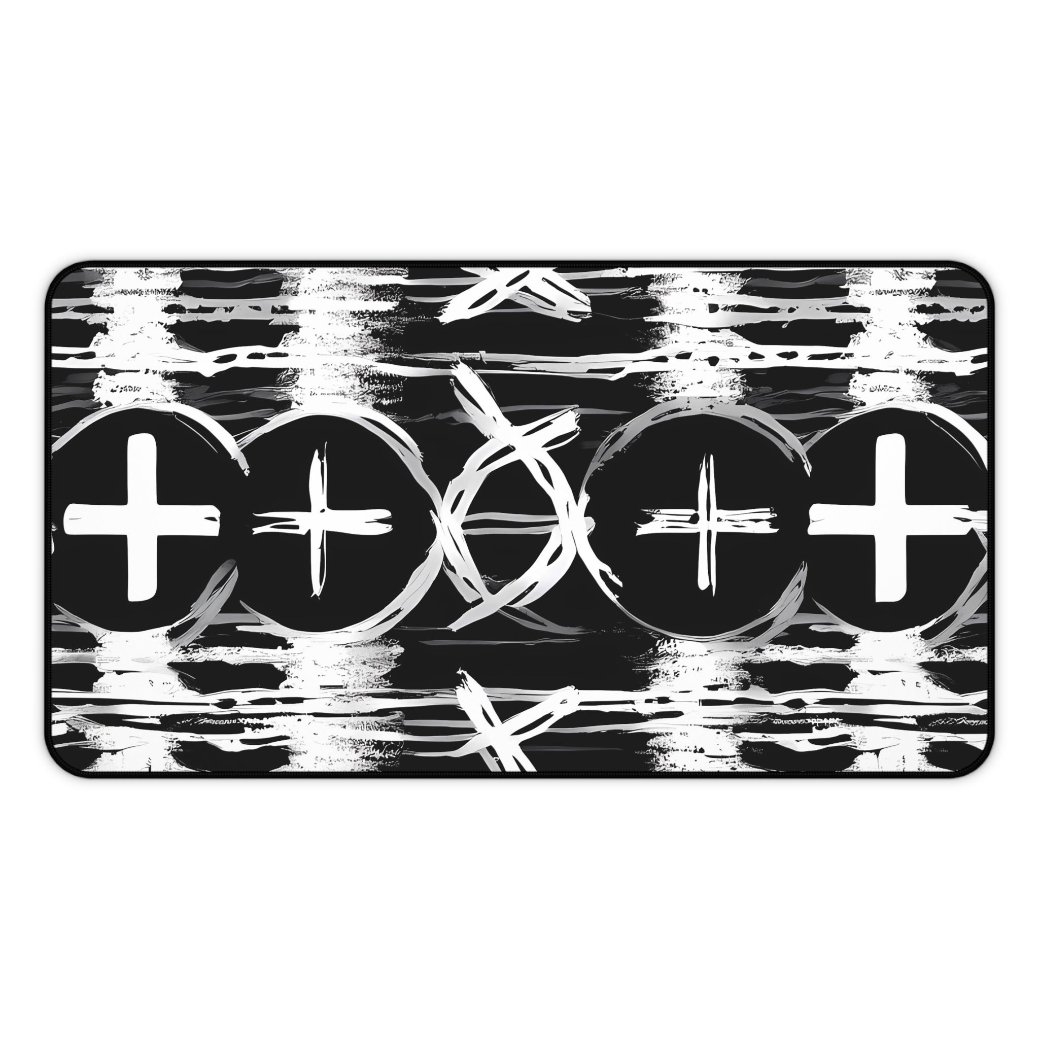 monochrome-mouse-pad-black-and-white-desk-mat-sleek-black-and-white-desk-pad-modern-minimalist-mouse-pad