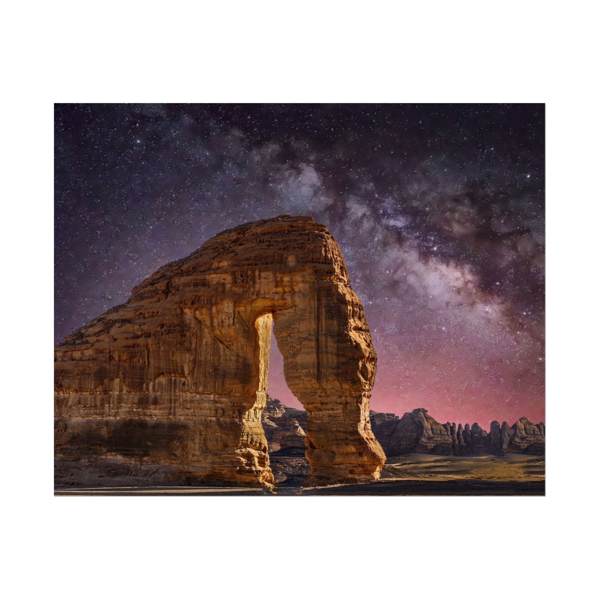 desert-landscape-poster-print-milky-way-poster-wall-art-milky-way-decor-artwork-unique-home-decor-starry-night-picture