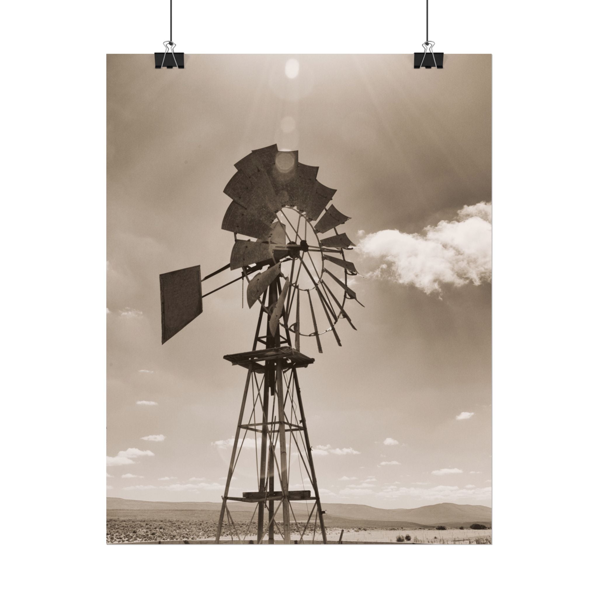 rustic-windmill-photography-poster-print-farm-house-wall-decor-gift-for-farmers-country-home-decor-windmill-wall-art