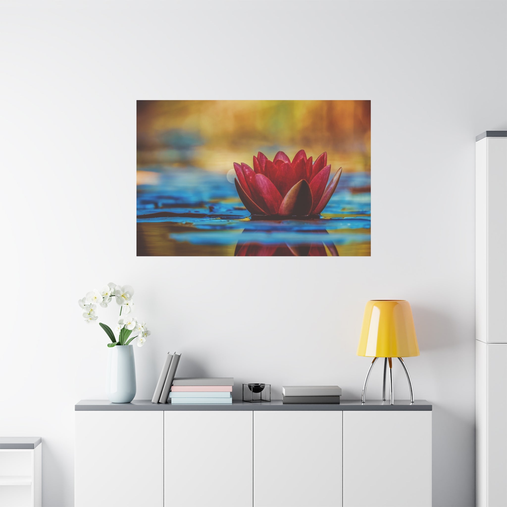 canvas-print-lotus-floral-nature-wall-art-home-decor-gift-idea-living-room-decor-office-art-zen-decor