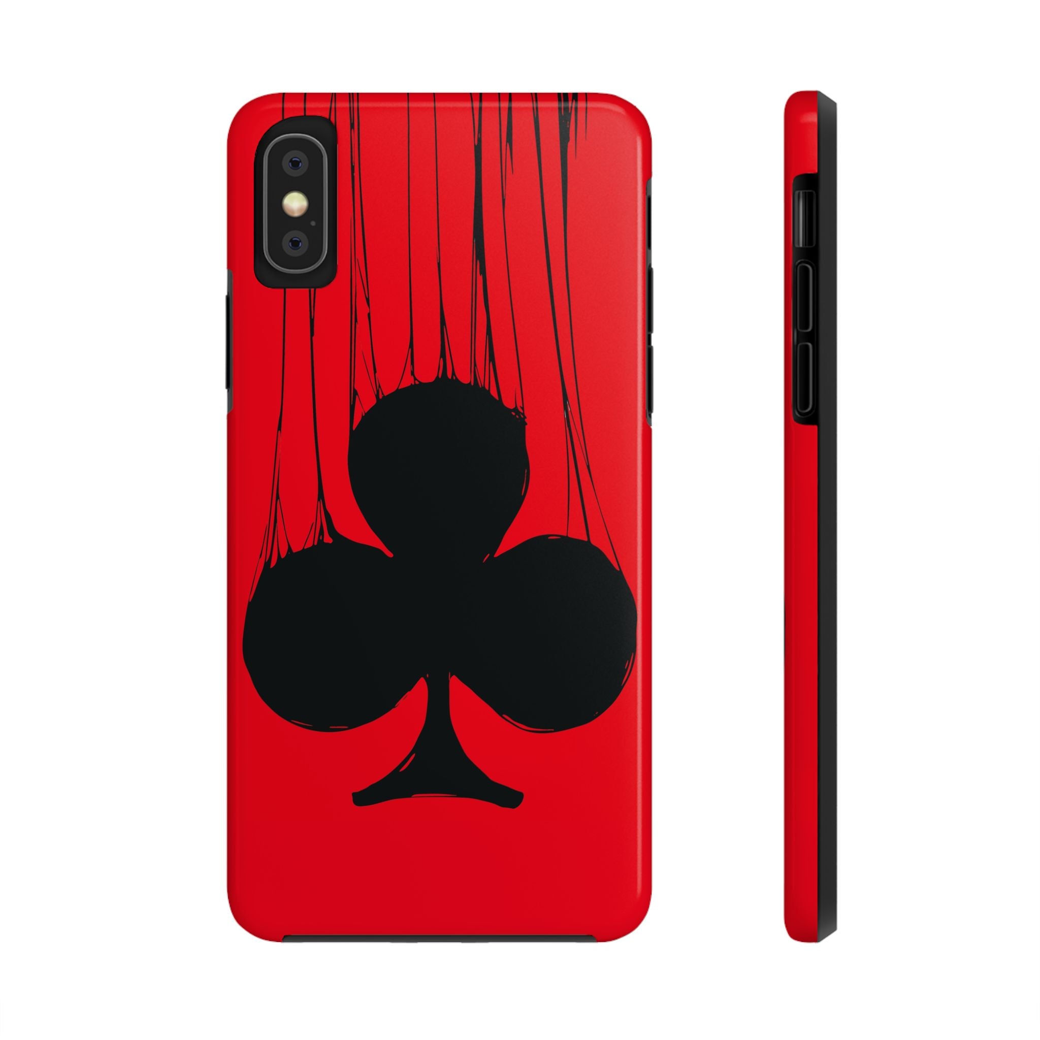 clubs-playing-cards-iphone-tough-case-protective-iphone-cover-card-game-lover-gift-gambling-theme-iphone-case-durable-card-su