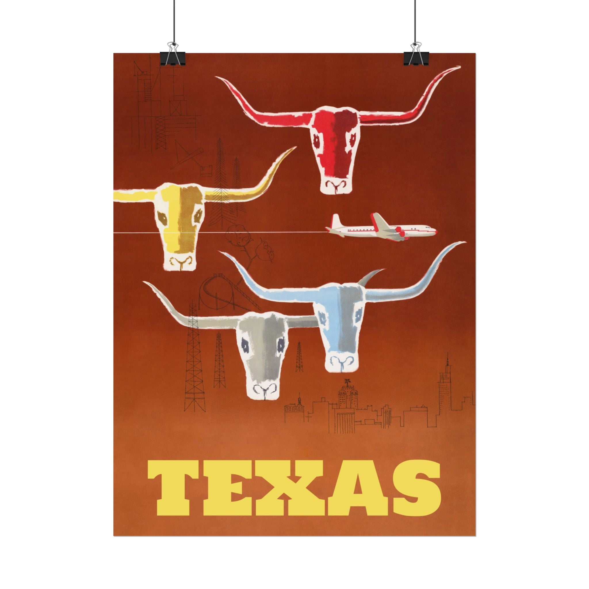 poster-print-texas-travel-wall-art-texas-decor-longhorn-skull-poster-poster-fine-artwork-texas-poster-gift-lone-star-state-so