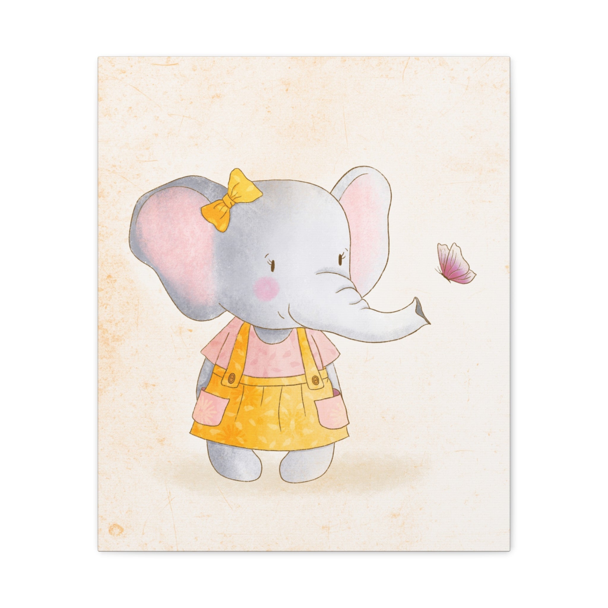 canvas-wall-art-cute-elephant-nursery-decor-baby-elephant-print-nursery-art-cute-elephant-decoration-baby-nursery-cute-animal