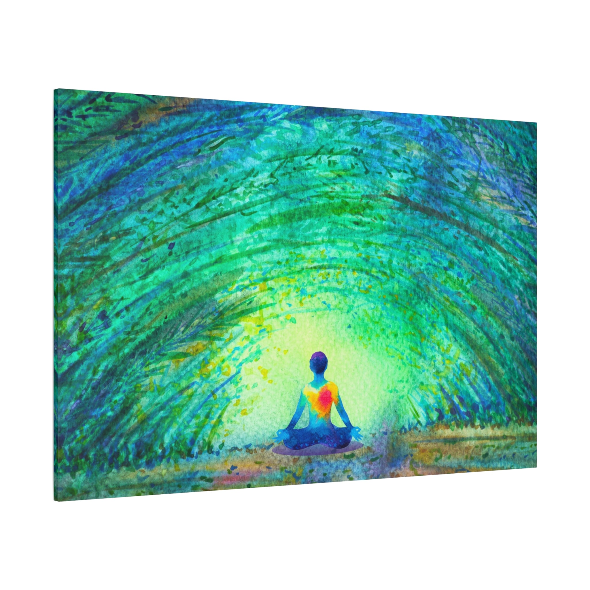 canvas-wall-art-yoga-nature-peace-home-decor-meditation-gift-mindfulness-painting-zen-retreat-print-living-room-decor