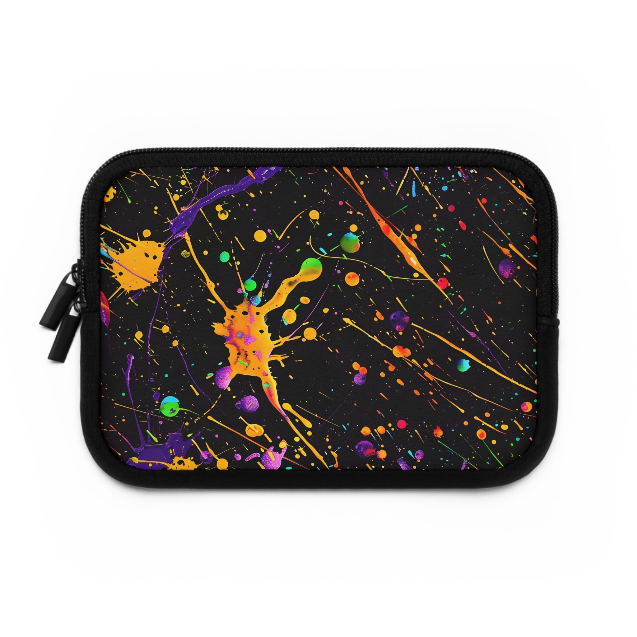 neon-abstract-paint-splatter-laptop-sleeve-yellow-drops-macbook-air-sleeve-unique-tech-accessories-colorful-laptop-case