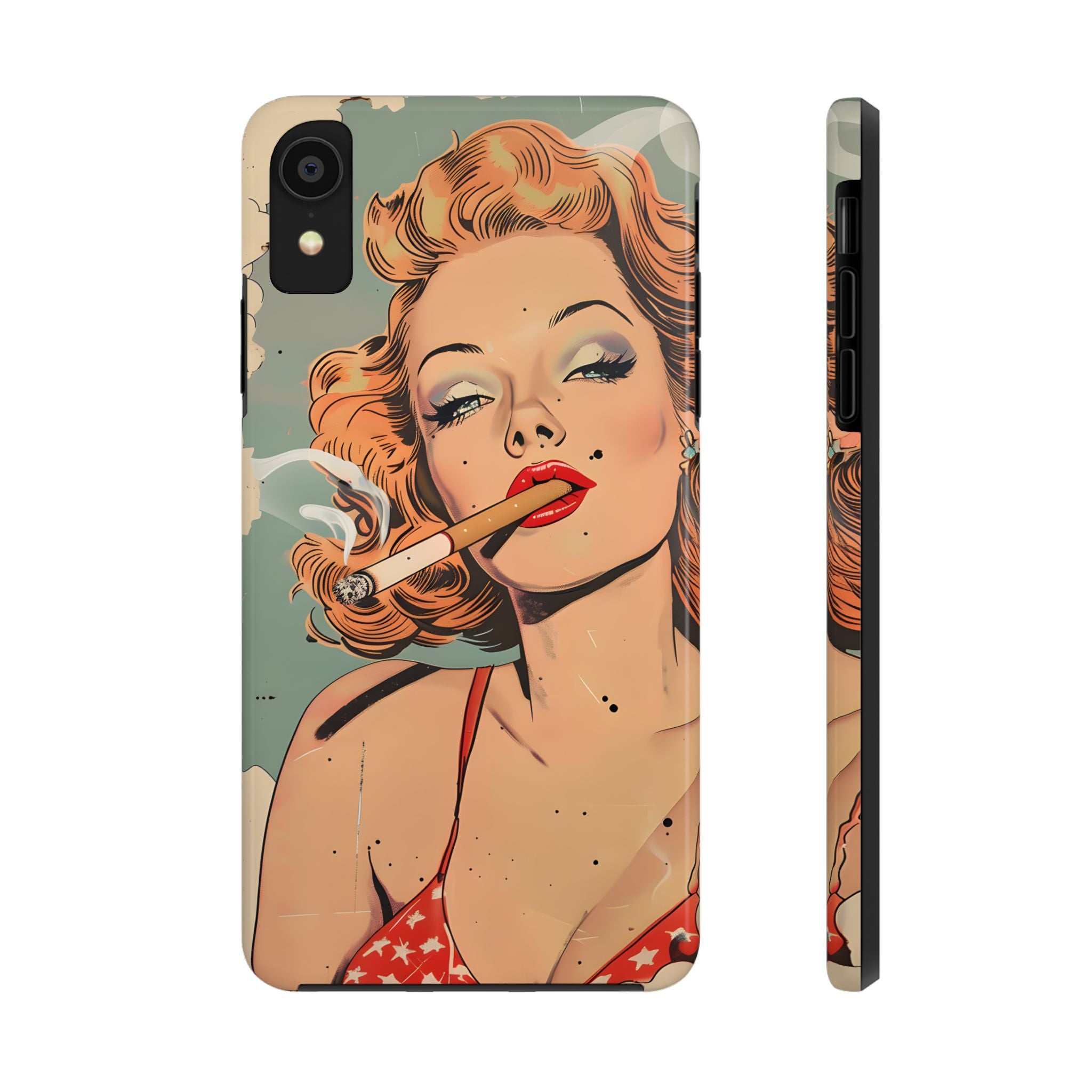 tough-phone-cases-vintage-pin-up-girl-iphone-cover-strong-phone-protector-retro-pinup-design-protective-smartphone-case