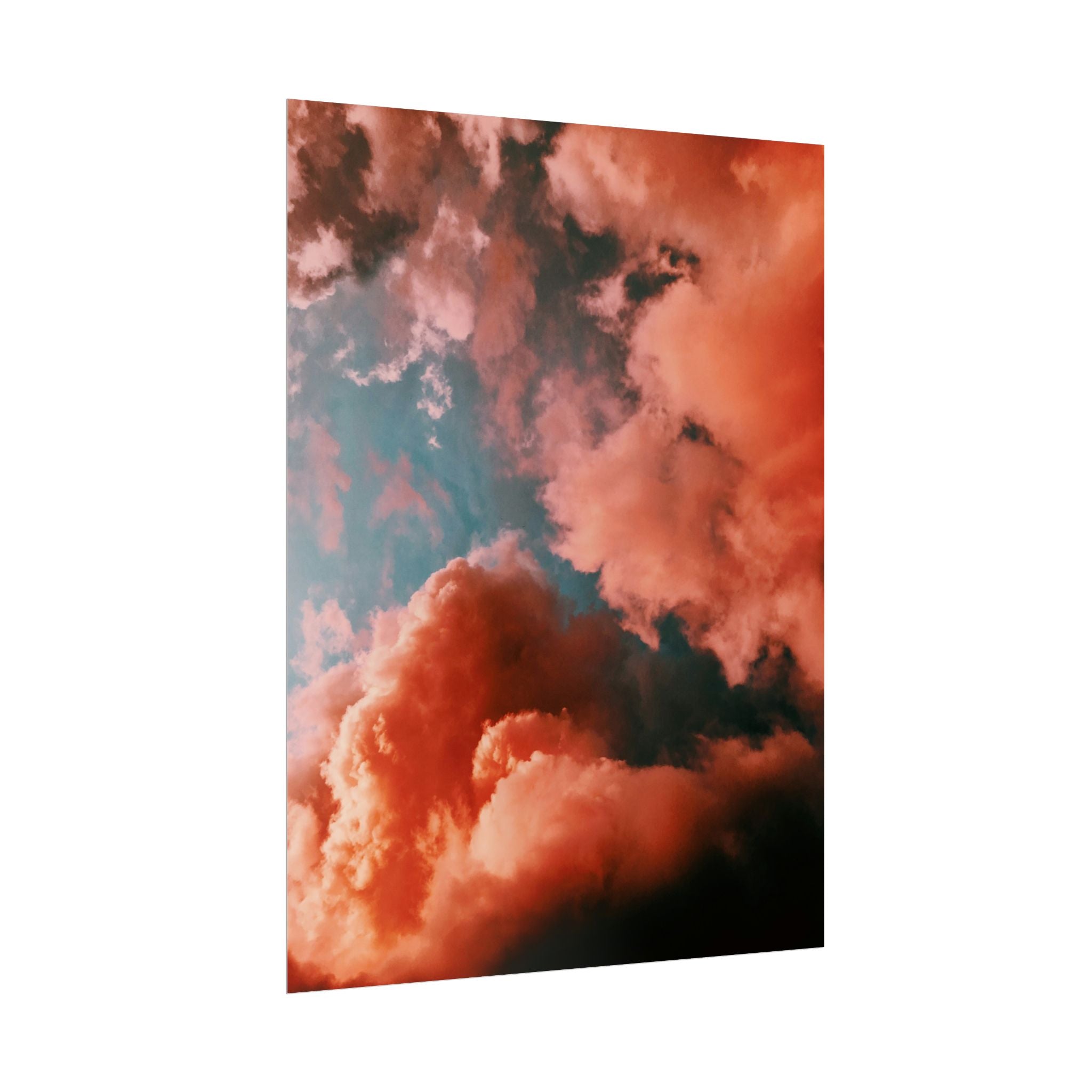 pinkish-cloud-sunset-poster-print-pink-wall-art-sunset-artwork-home-wall-decor-room-decoration-wall-hanging