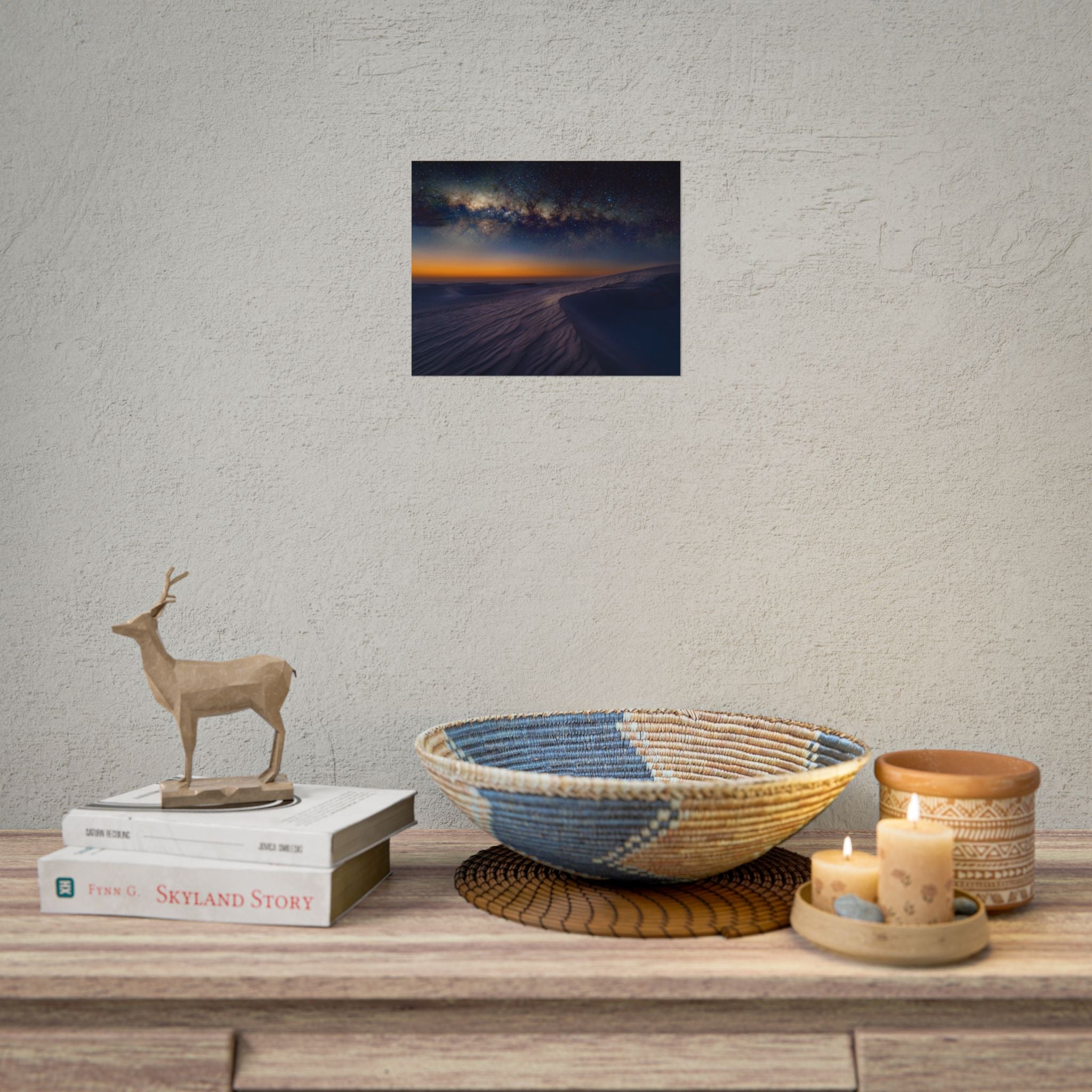 desert-landscape-poster-print-milky-way-wall-art-desert-wall-decor-unique-home-decor-starry-night-picture