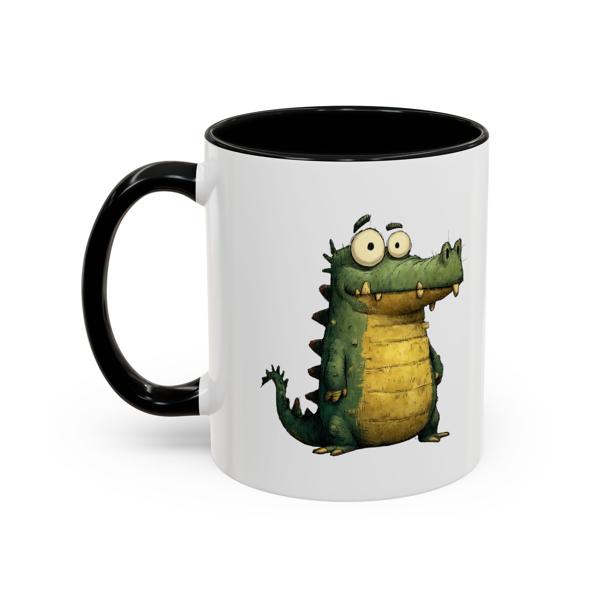 Funny Alligator Accent Coffee Mug | Cute Animal Mug for Nature Lovers, Ideal Gift for Birthdays, Holidays, Home Decor