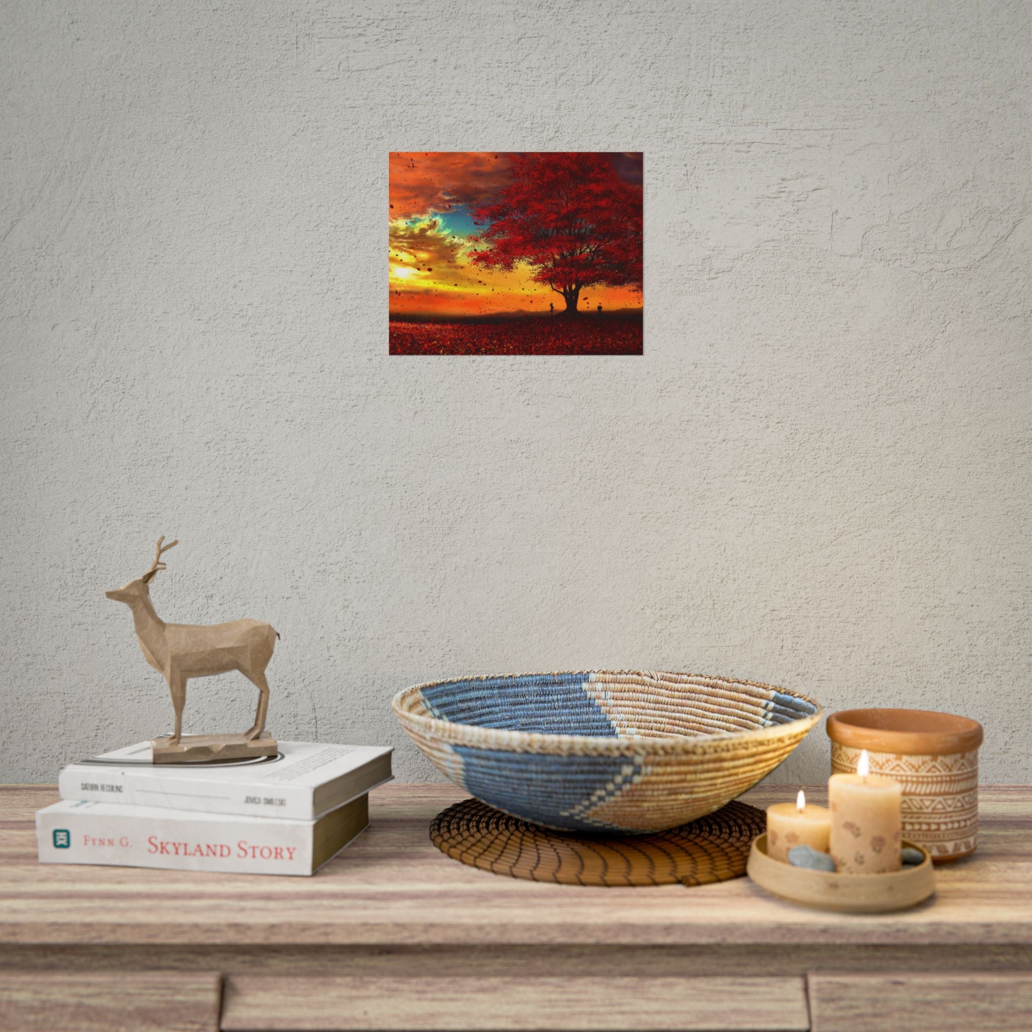 sunset-scenery-autumn-poster-print-wall-art-decor-home-decoration-nature-artwork-gift-idea-wall-hanging