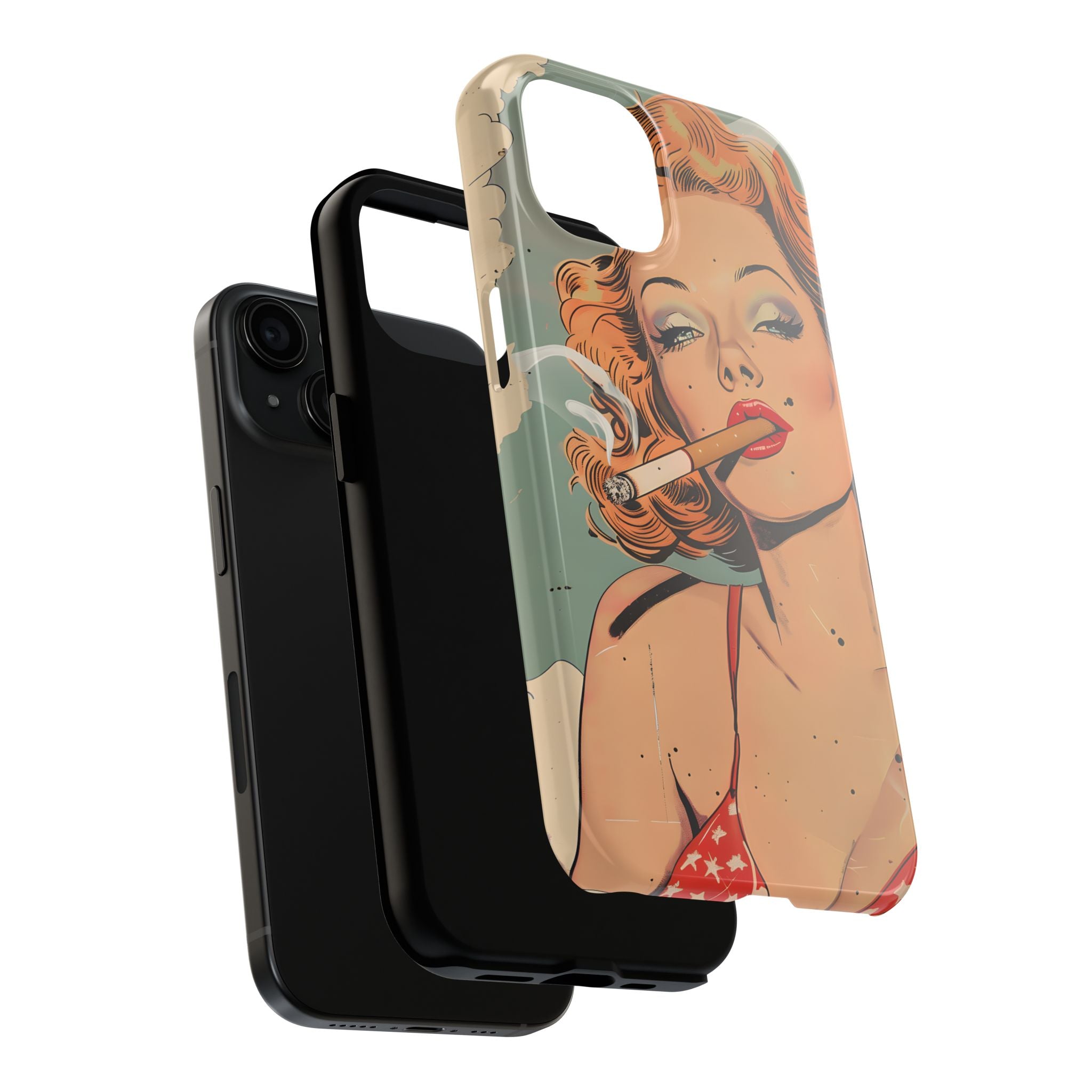 tough-phone-cases-vintage-pin-up-girl-iphone-cover-strong-phone-protector-retro-pinup-design-protective-smartphone-case