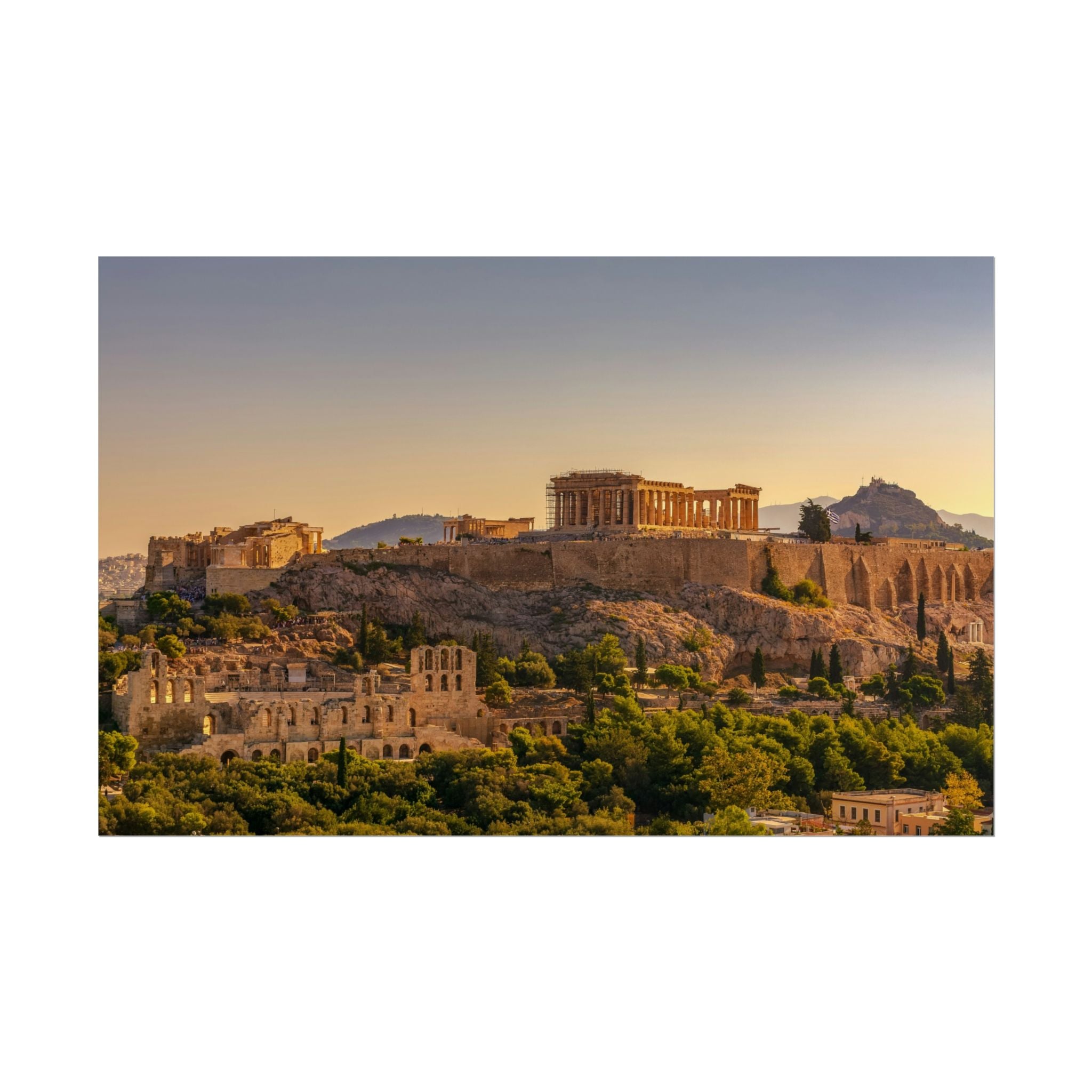 acropolis-panoramic-fine-art-poster-print-greek-wall-art-athens-greece-home-decor-travel-lover-gift-landscape